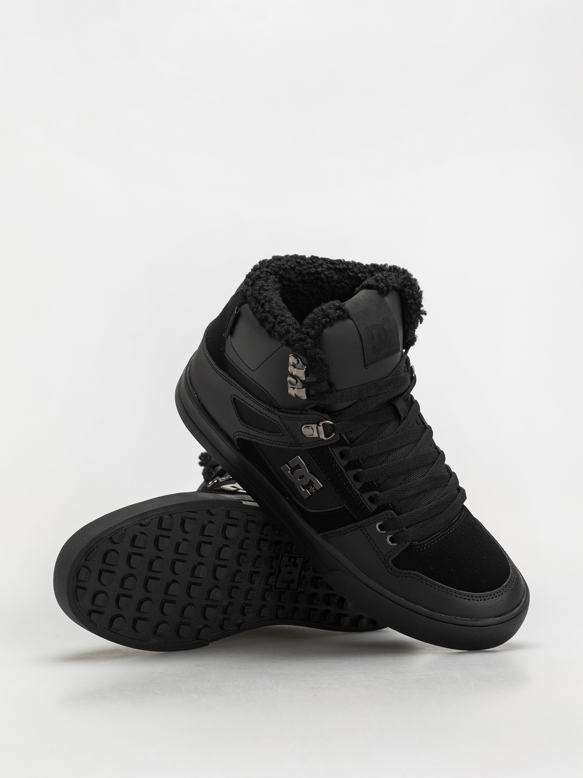 Pantofi DC Pure High Top Wc Wnt (black/black/black)