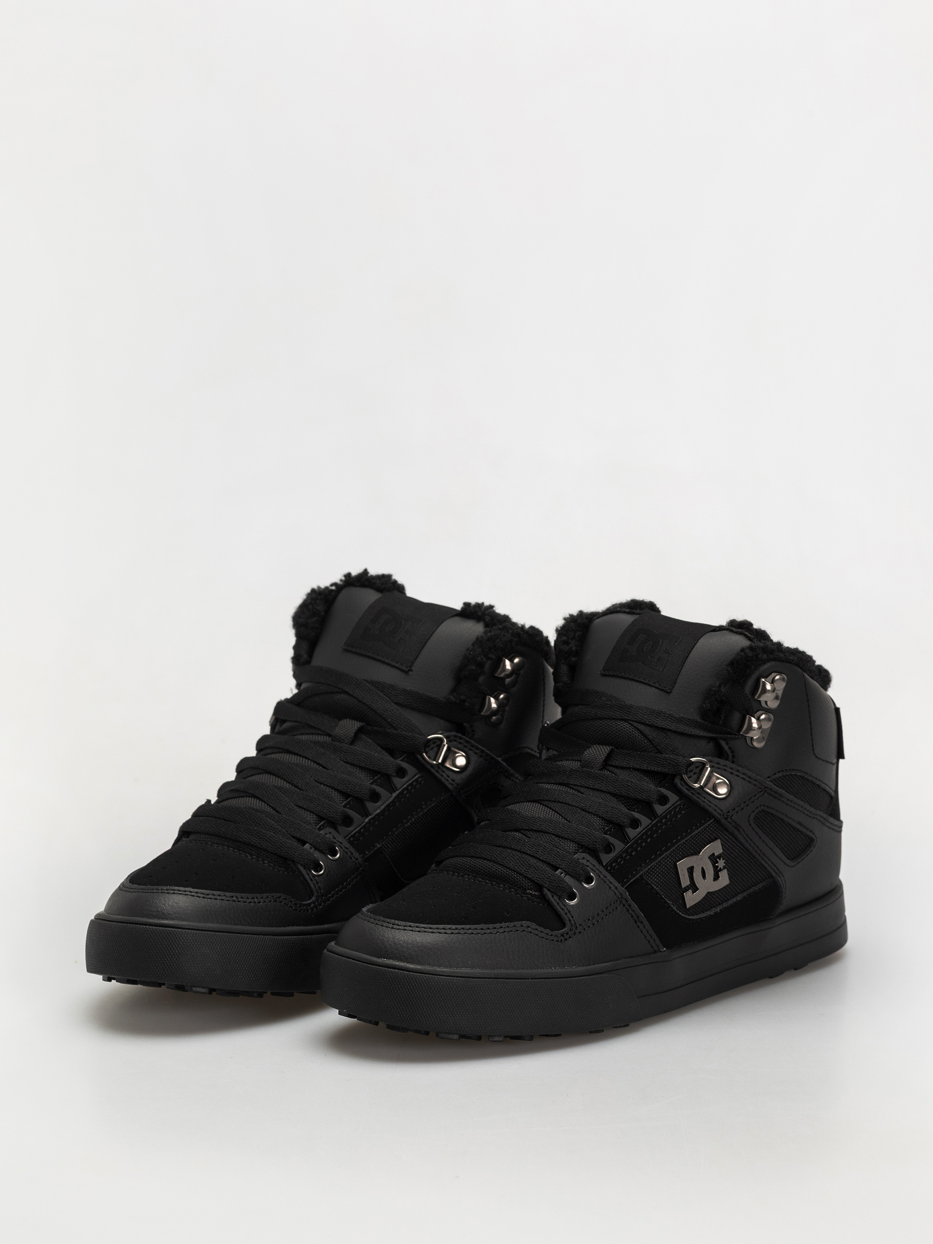 Pantofi DC Pure High Top Wc Wnt (black/black/black)