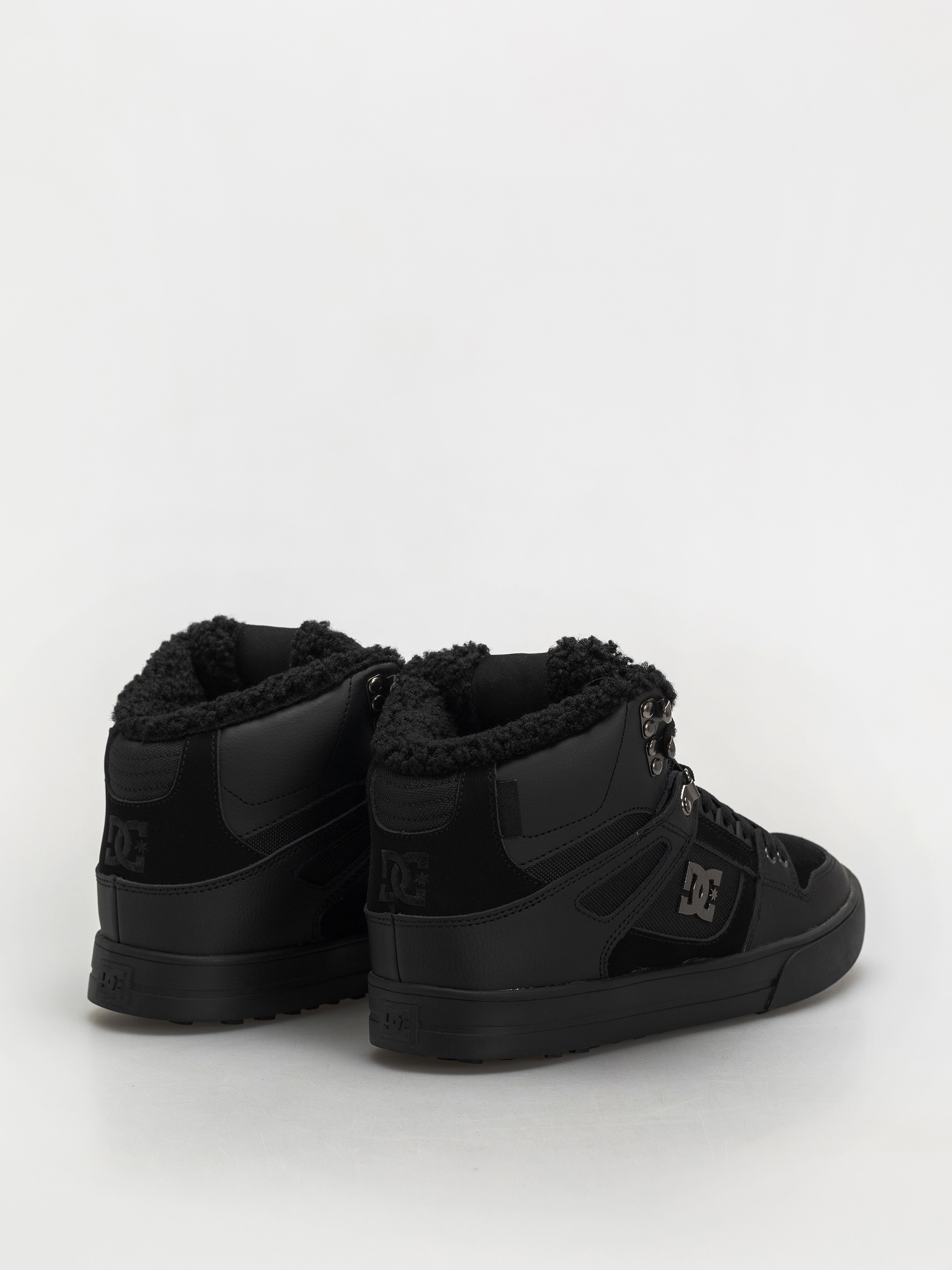 Pantofi DC Pure High Top Wc Wnt (black/black/black)