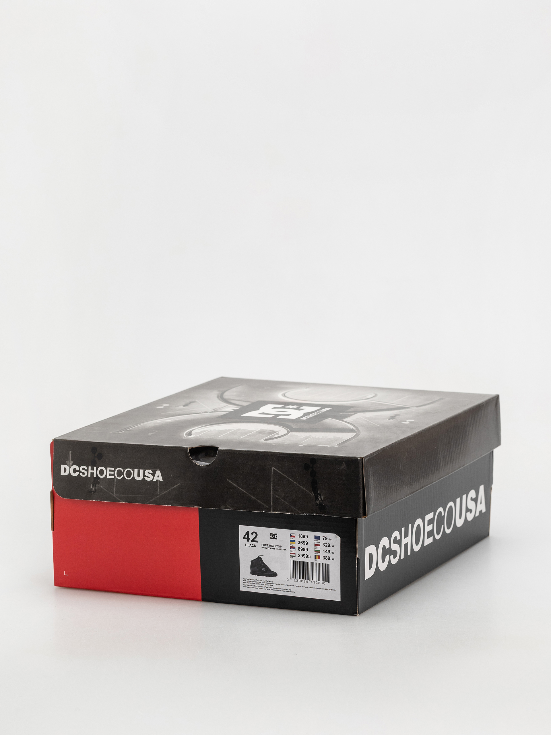 Pantofi DC Pure High Top Wc Wnt (black/black/black)