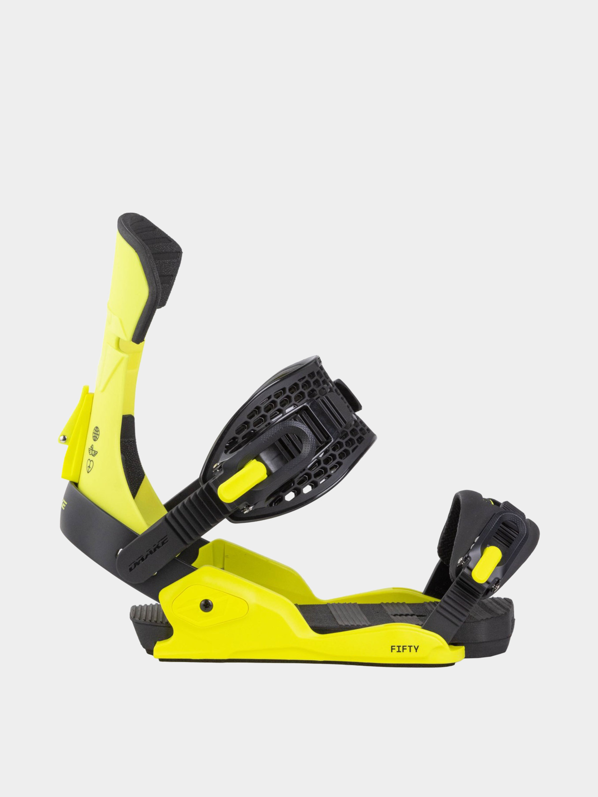 Pentru bărbați Legături pentru snowboard Drake Fifty (lime/black)