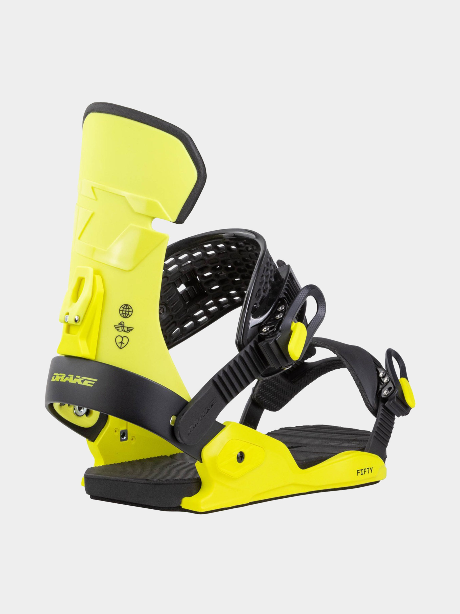 Legu0103turi pentru snowboard Drake Fifty (lime/black)