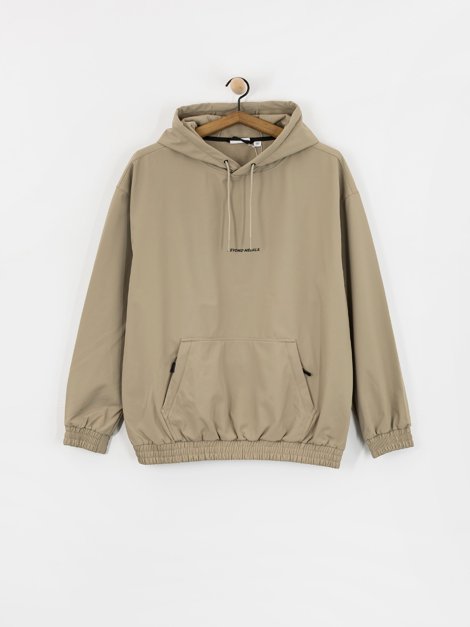 Pentru bărbați Geacă de snowboard Beyond Medals Softshell Hoodie (beige)