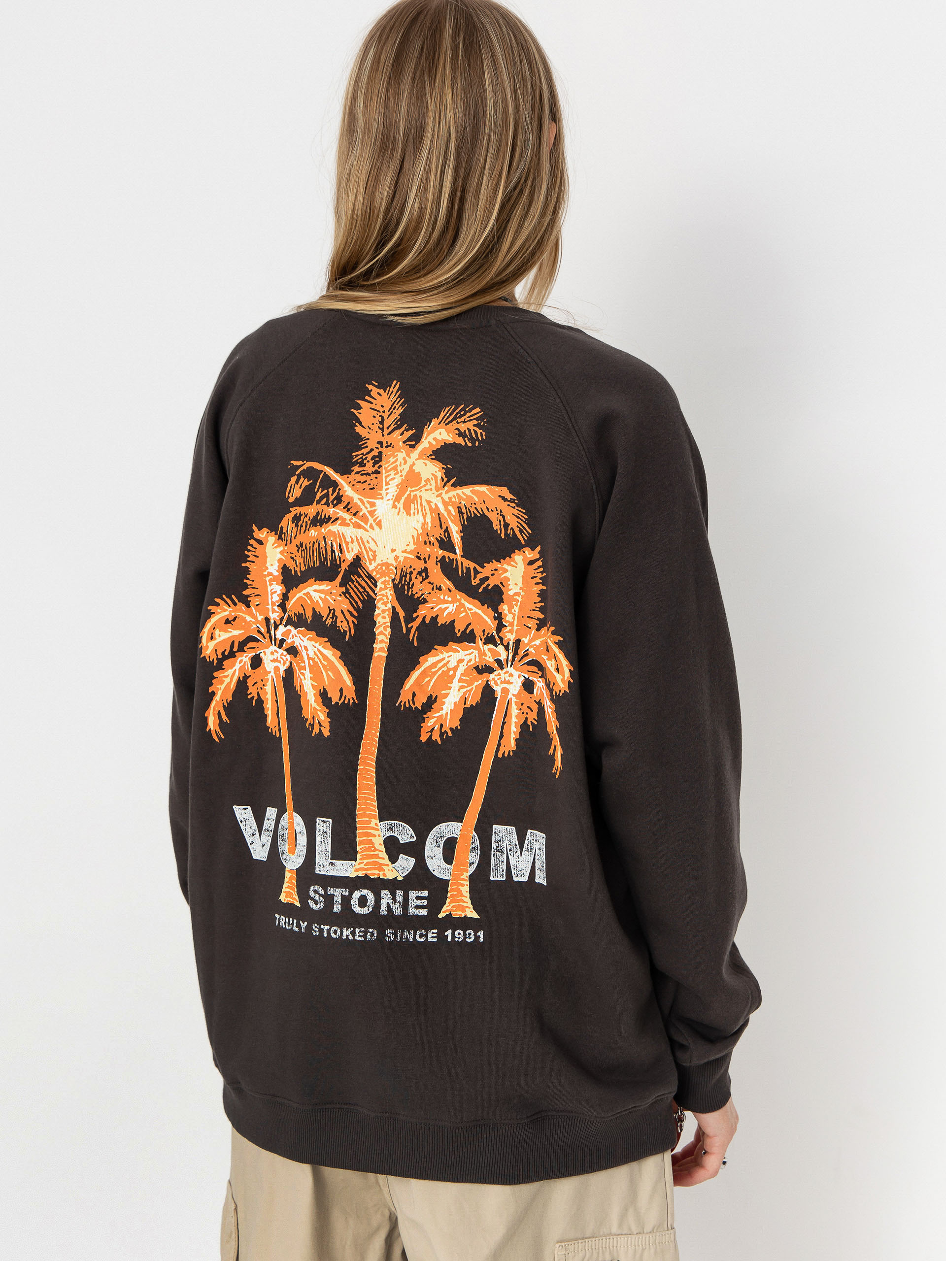 Hanorac Volcom Stone Magic Crew Wmn (vintage black)