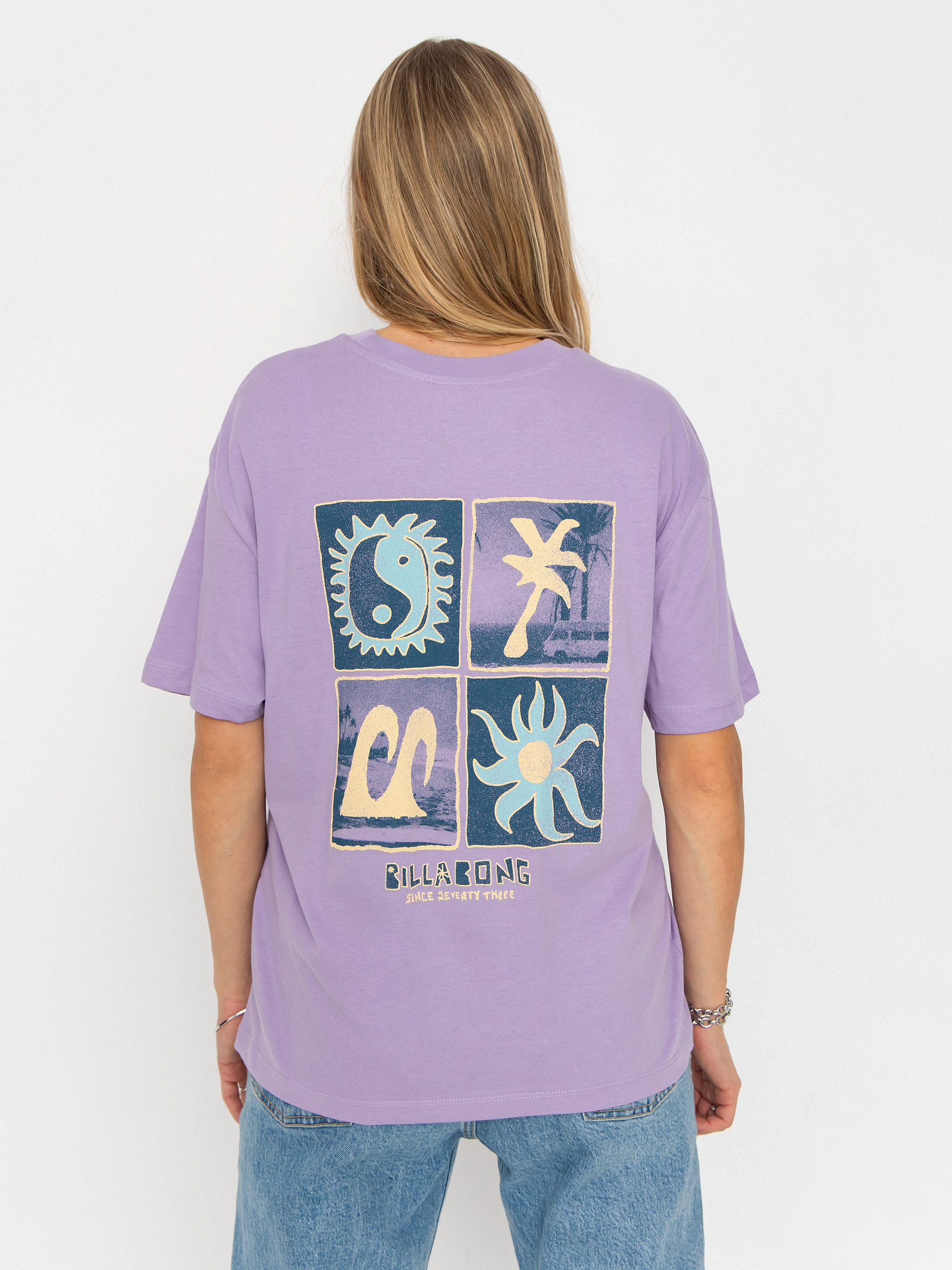 Tricou Billabong Mixing Vibes Wmn (light purple)