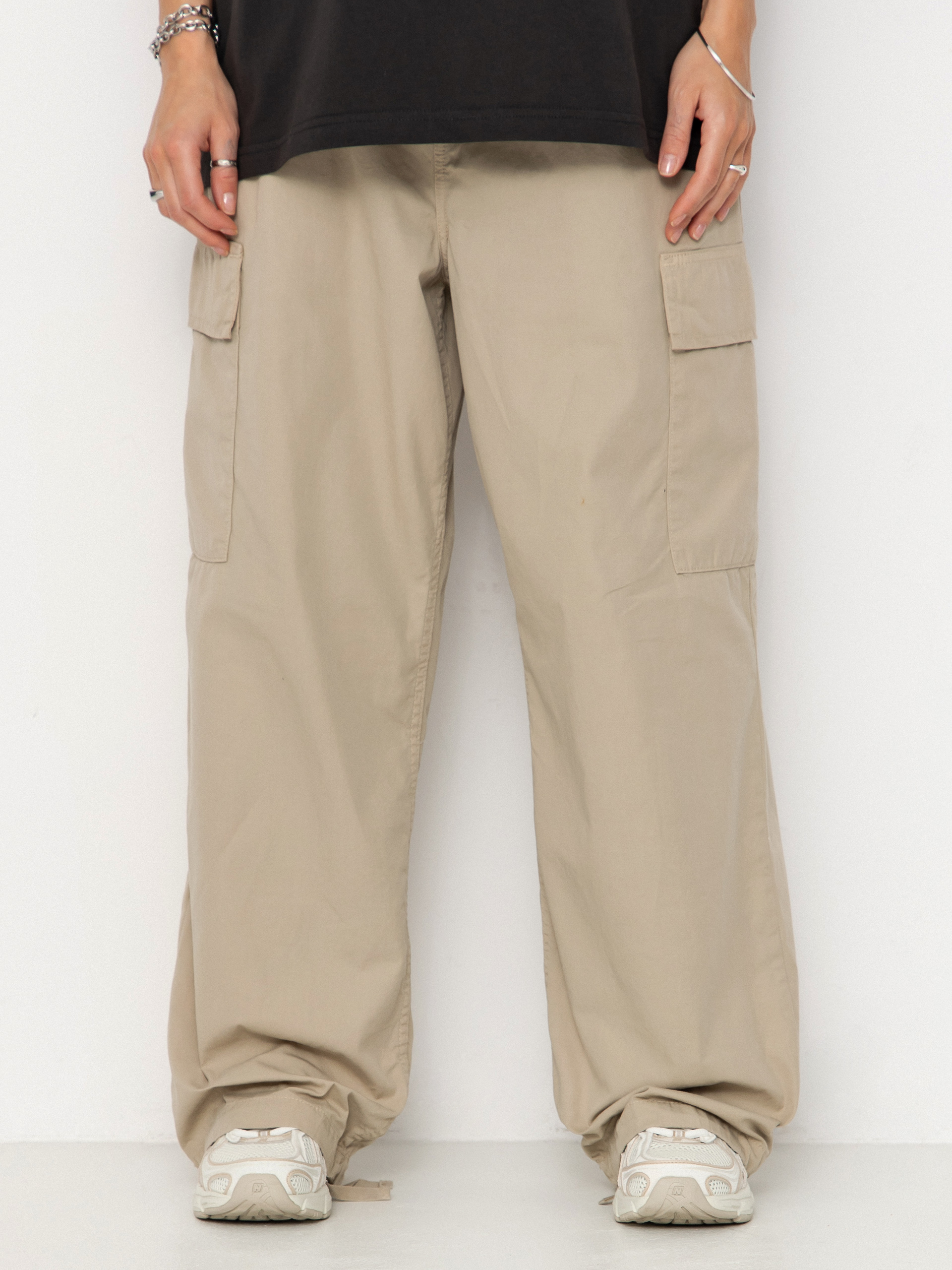 Pantaloni Carhartt WIP Kingston Wmn (wall/garment dyed)