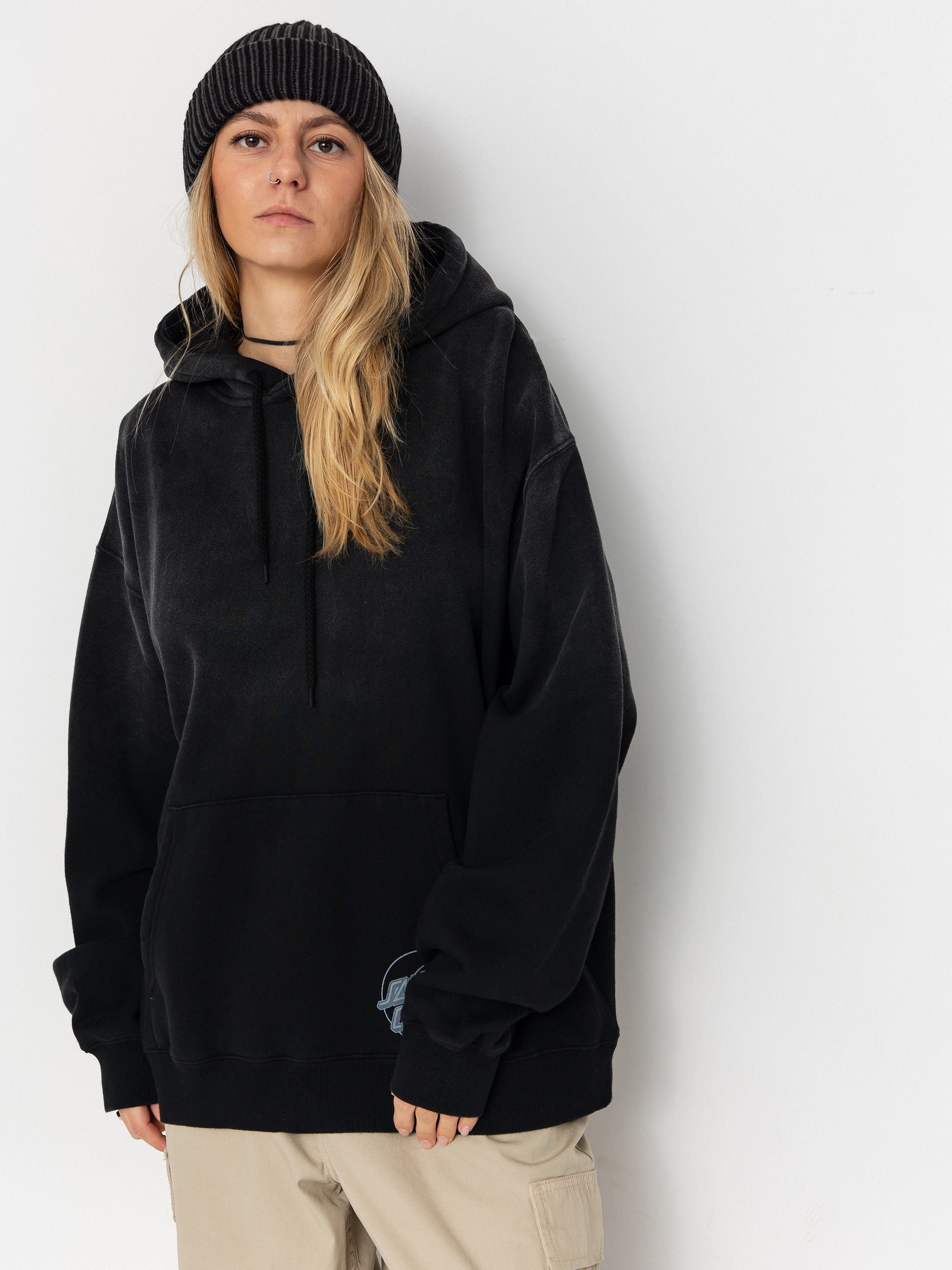 Hanorac Santa Cruz Imprint Moon Dot Wmn (black wash)