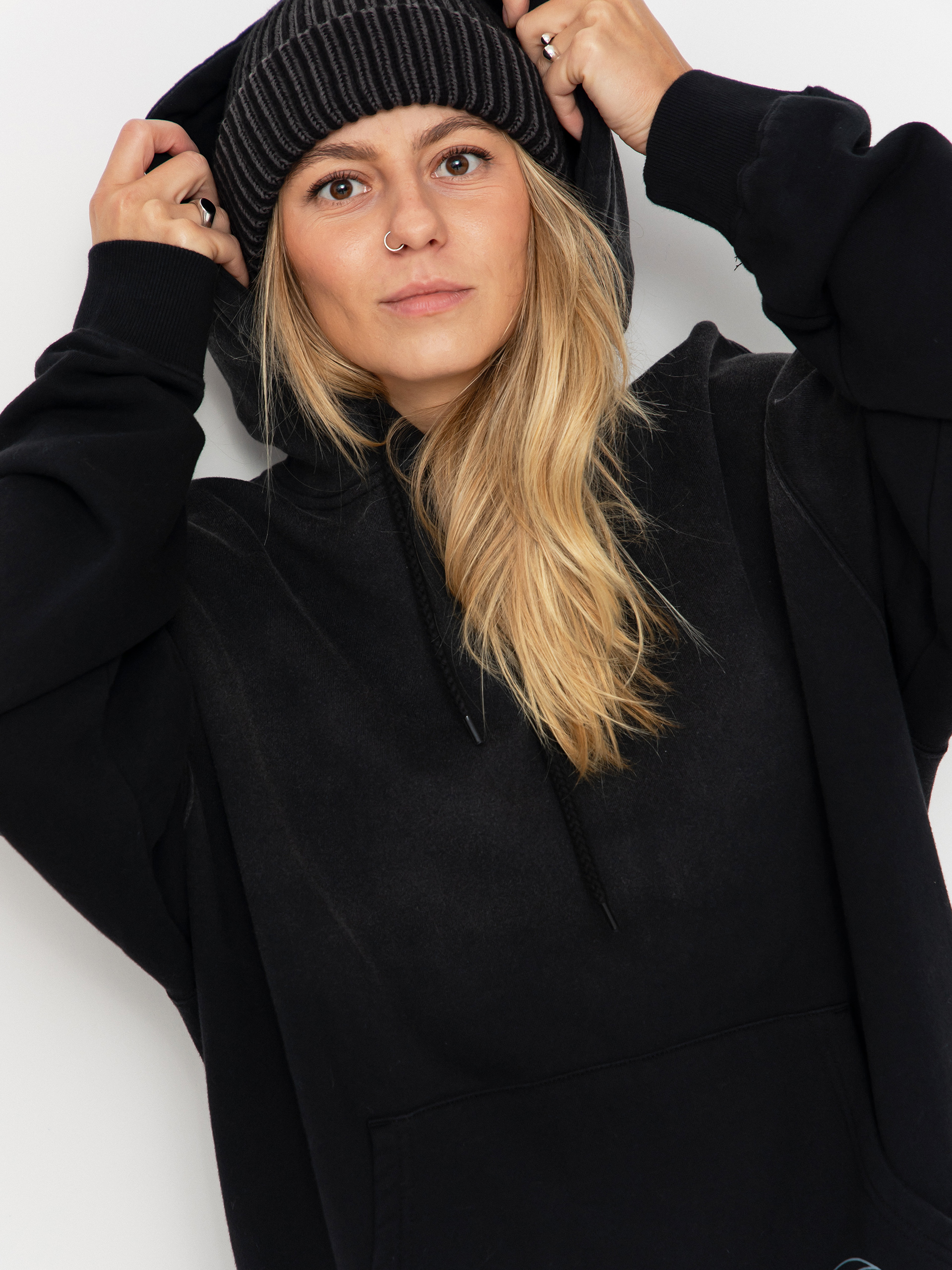 Hanorac Santa Cruz Imprint Moon Dot Wmn (black wash)