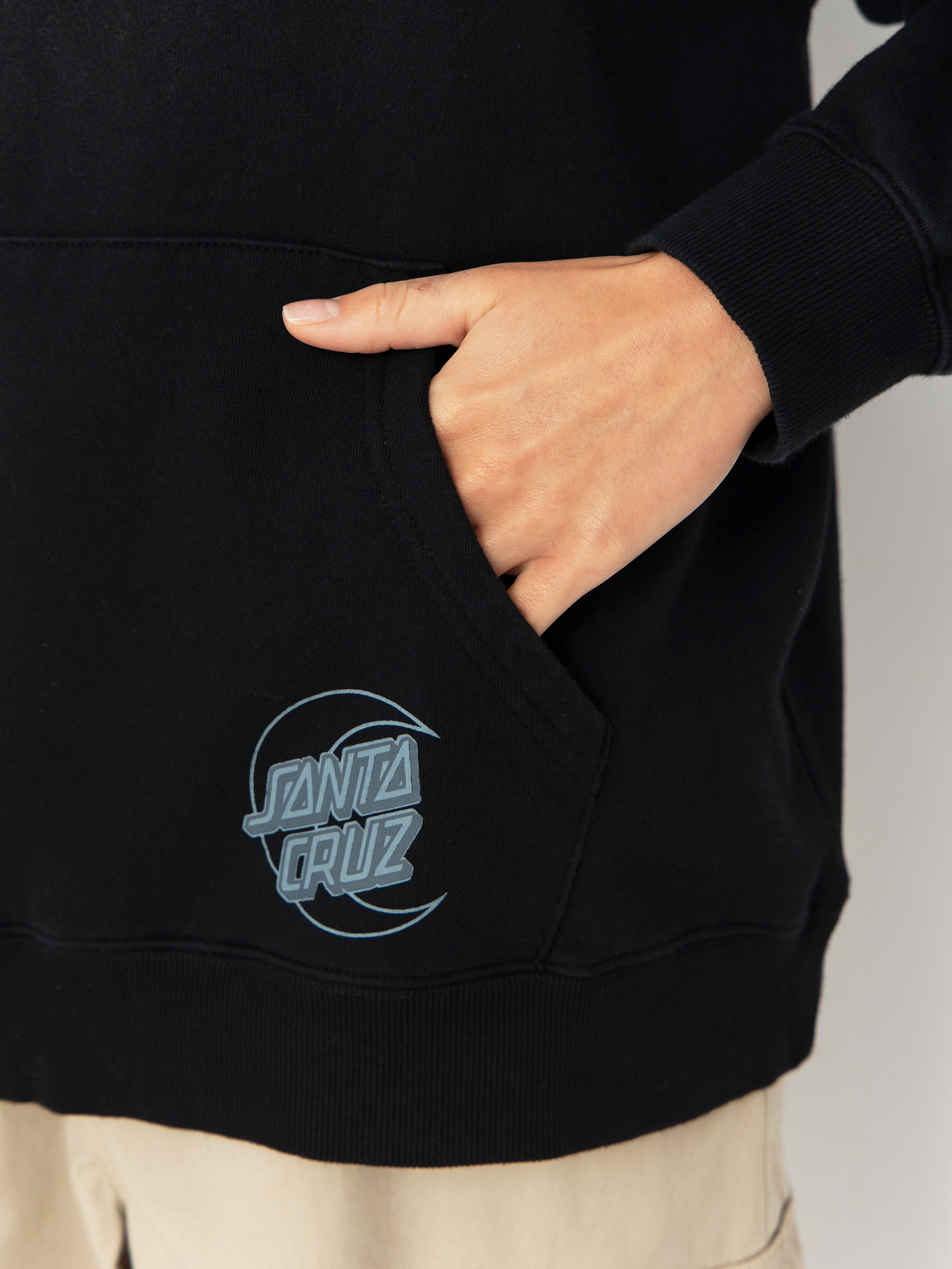 Hanorac Santa Cruz Imprint Moon Dot Wmn (black wash)