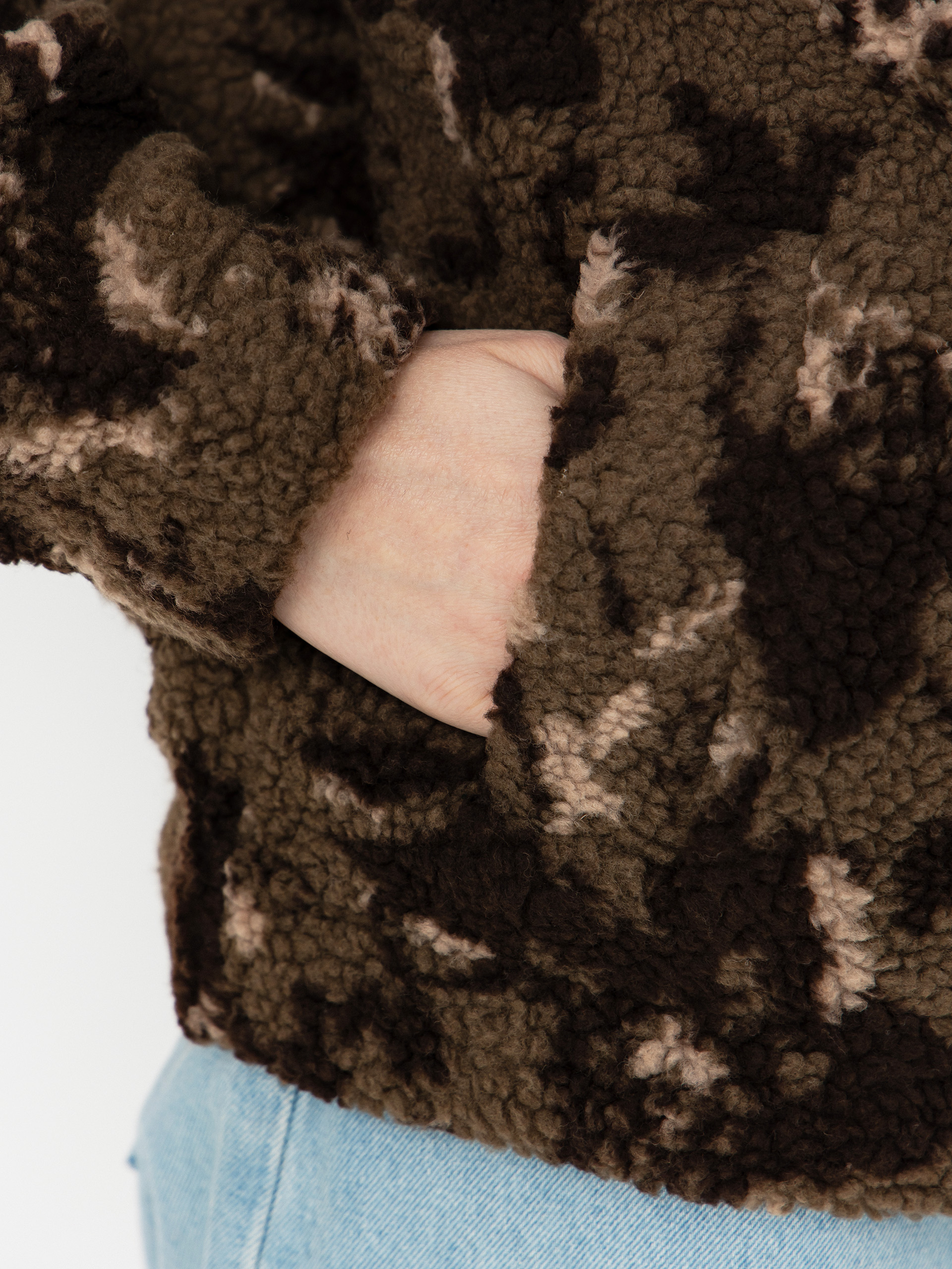 Pentru femei Hanorac din fleece Kavu Loven (earth bloom)