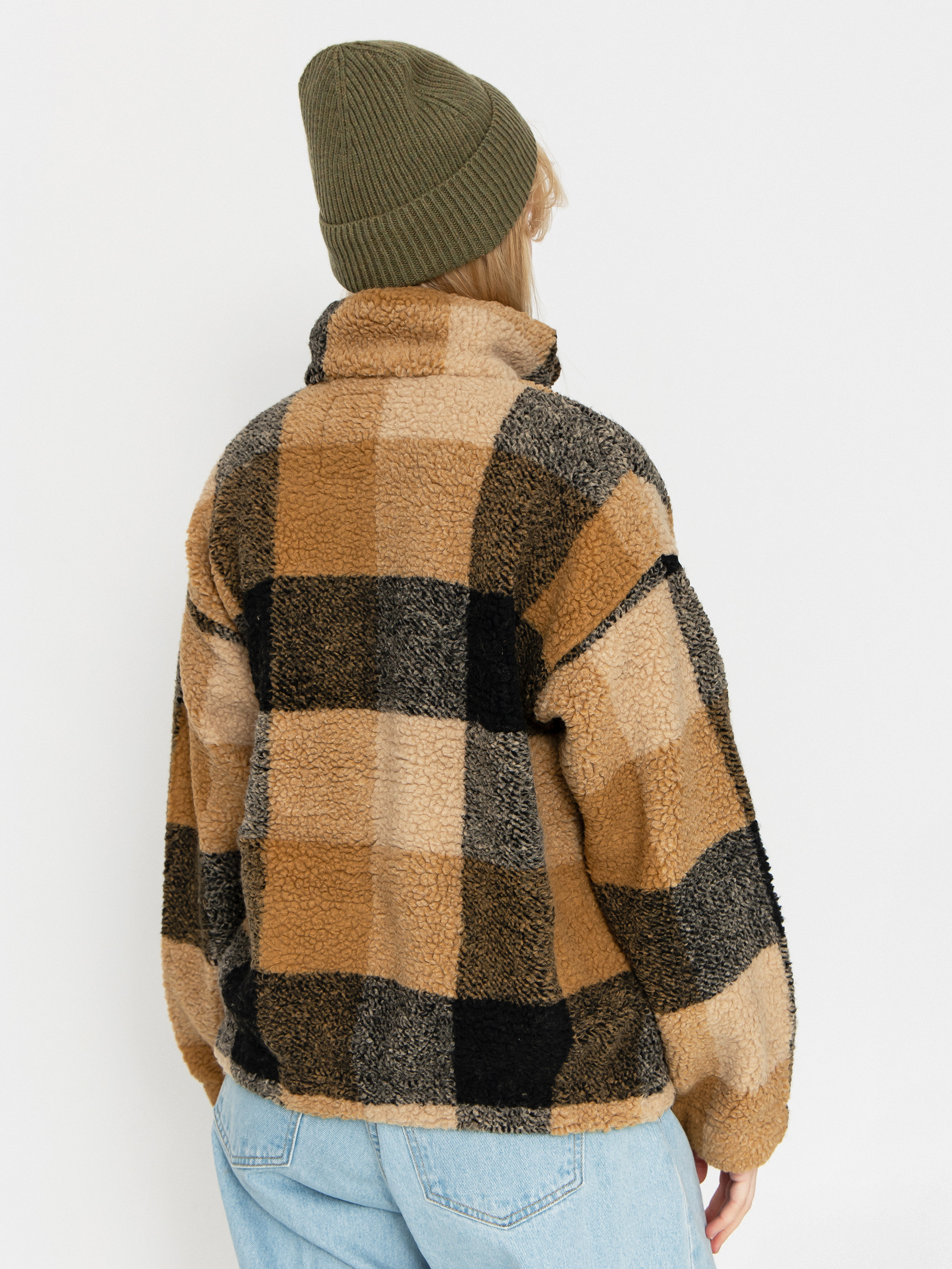 Pentru femei Hanorac din fleece Kavu Loven (hilltop plaid)