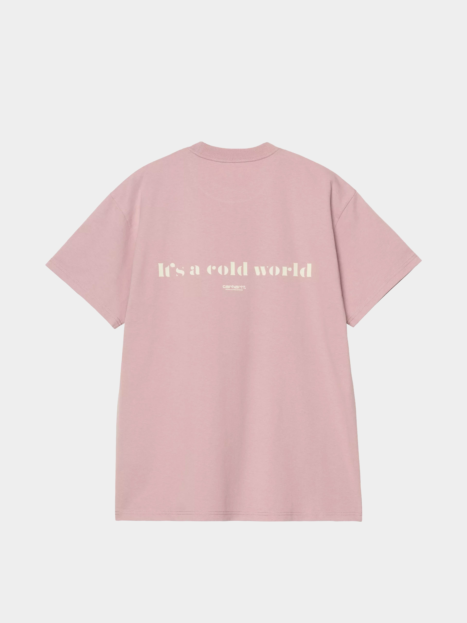 Tricou Carhartt WIP Cold World (glassy pink)