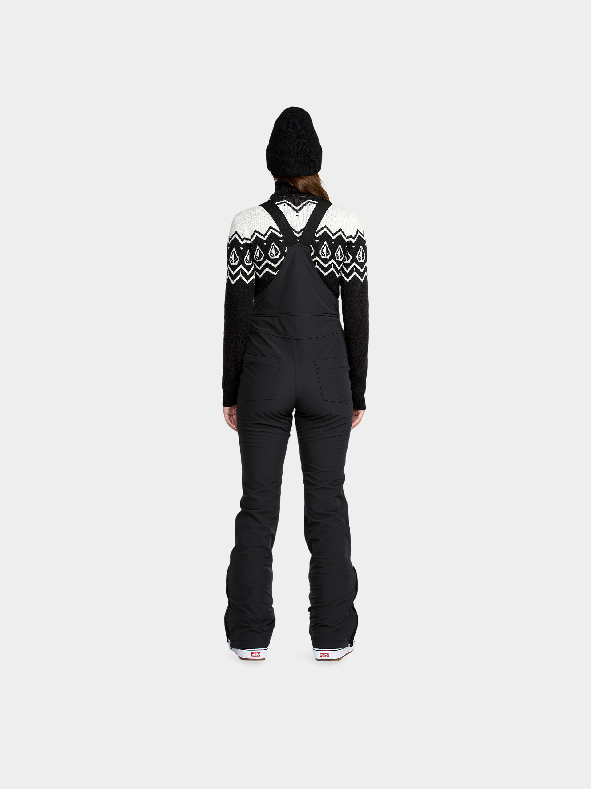 Pentru femei Pantaloni pentru snowboard Volcom Battle Stretch Bib (black)