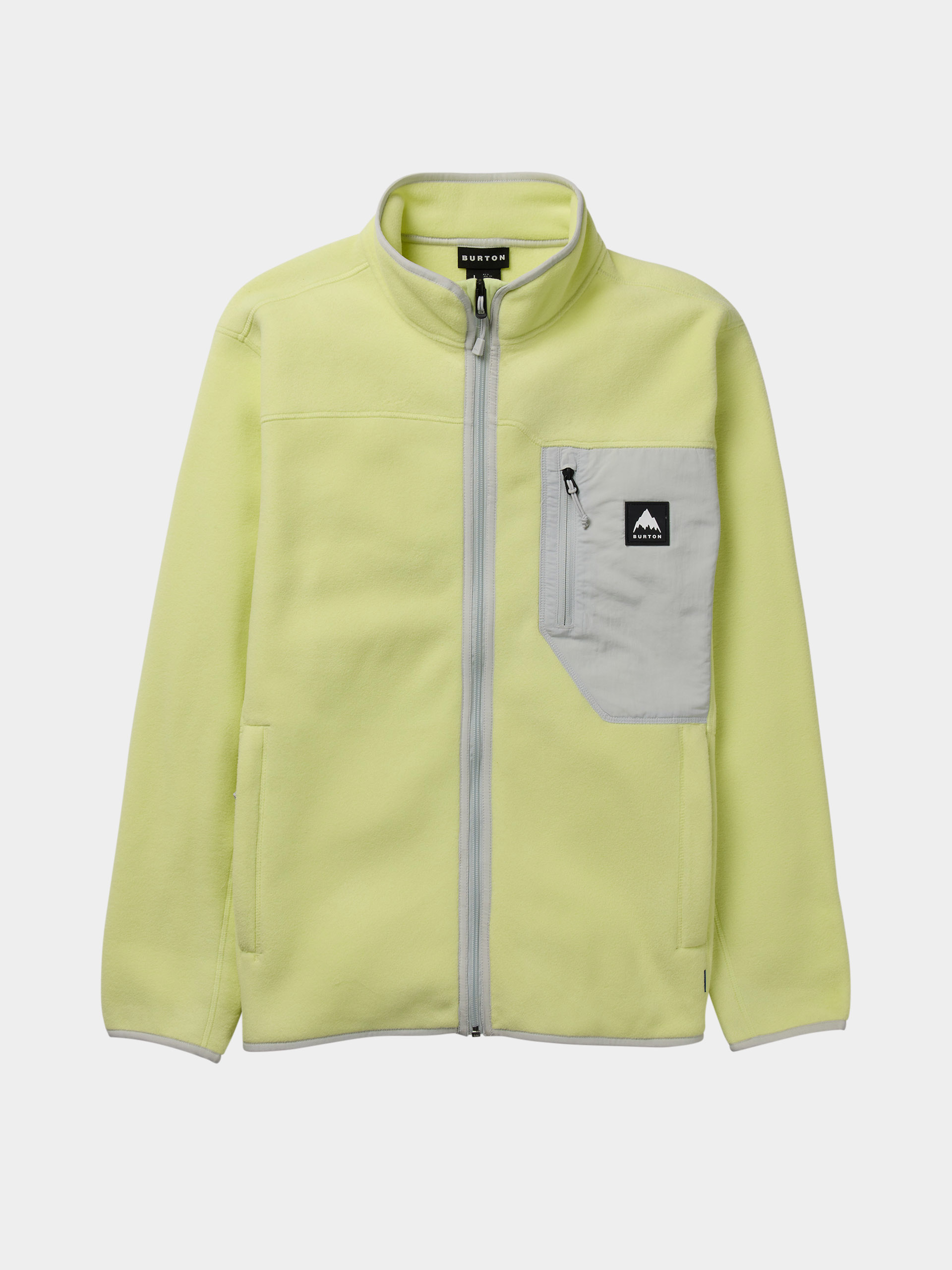 Hanorac din fleece Burton Cinder Full Zip (glow yellow green)