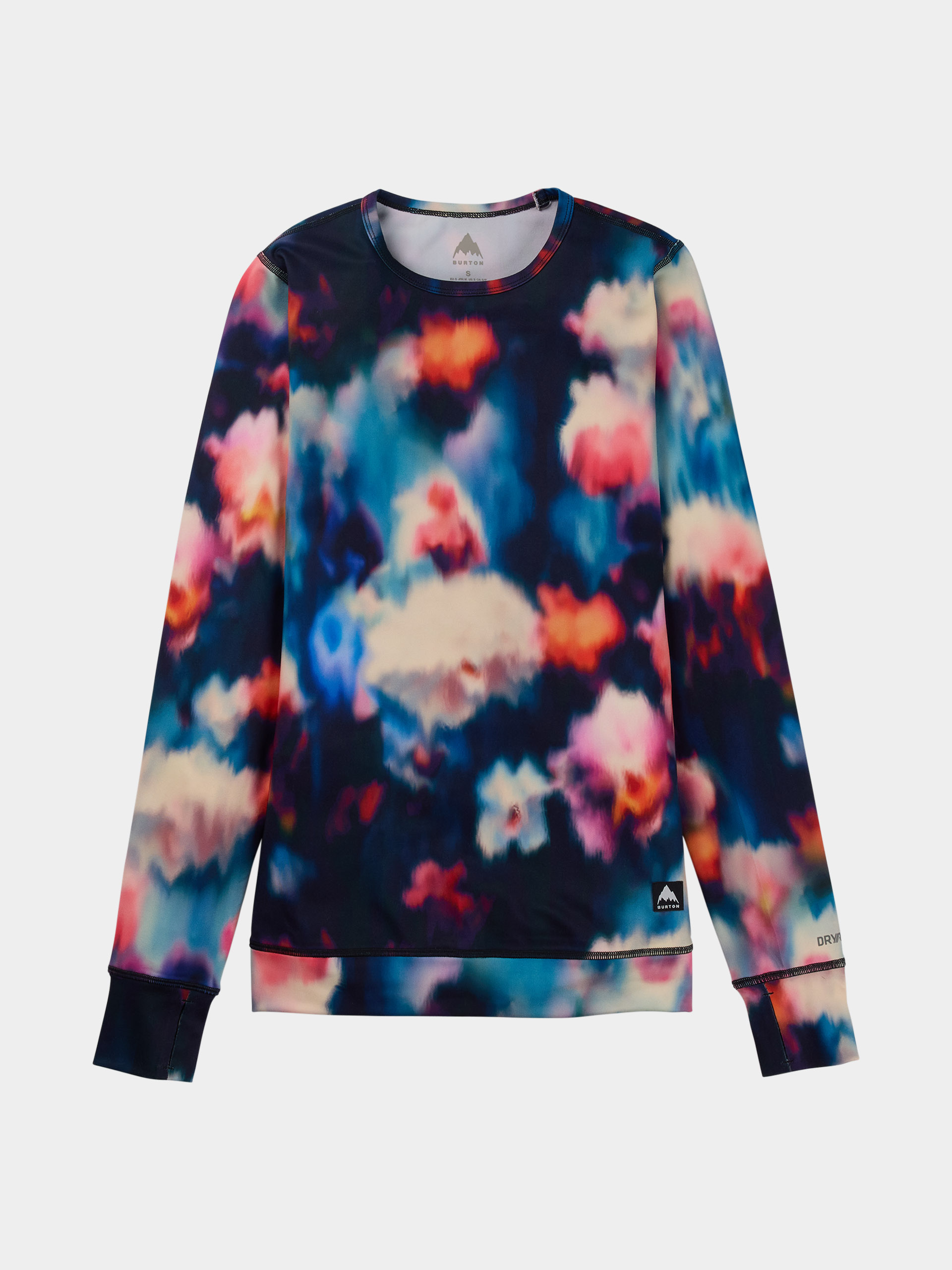 Tricou termic Burton Midweight Wmn (floral blur)