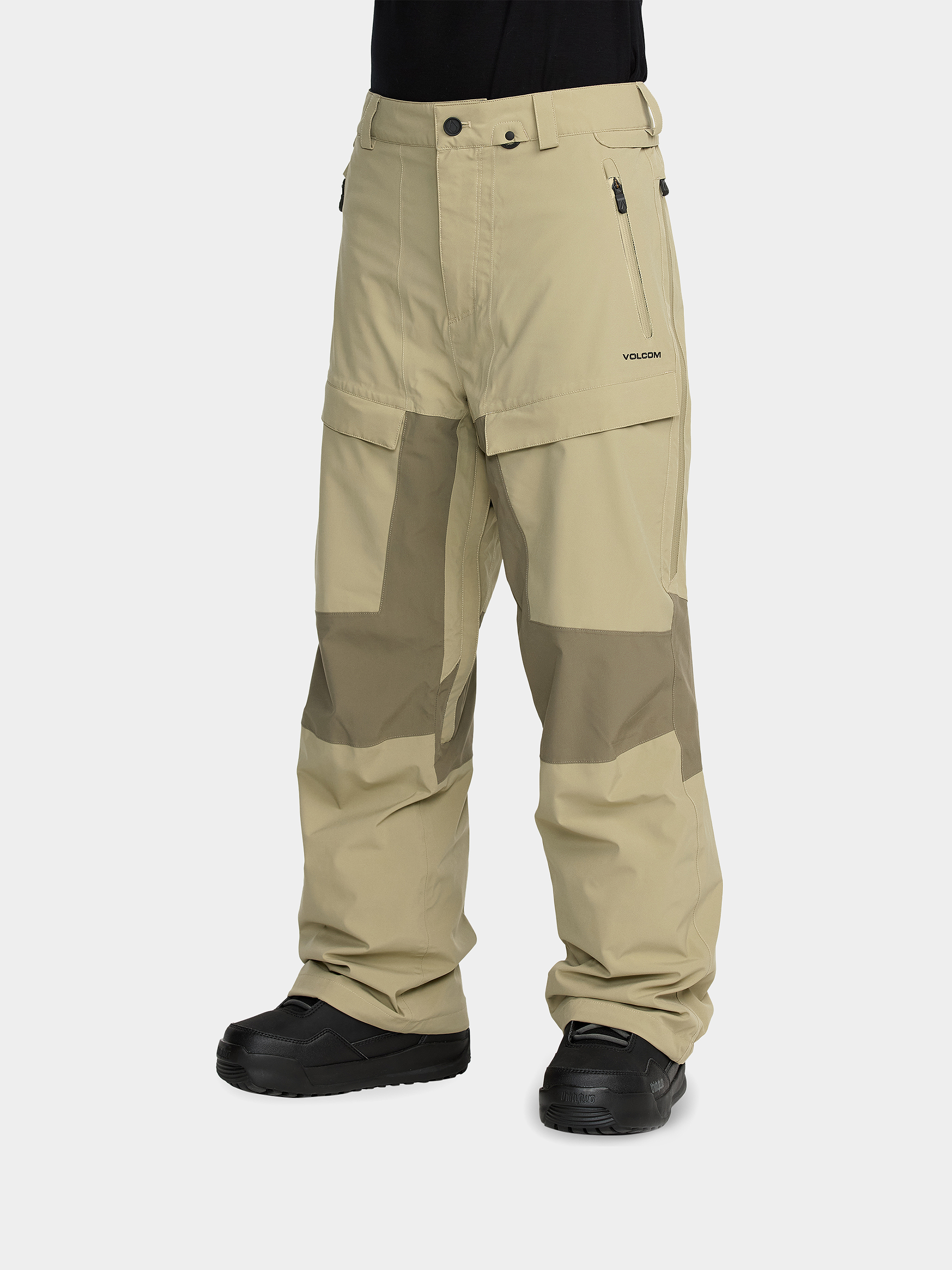 Pentru bărbați Pantaloni pentru snowboard Volcom Rnge Stretch 30K (moss green)