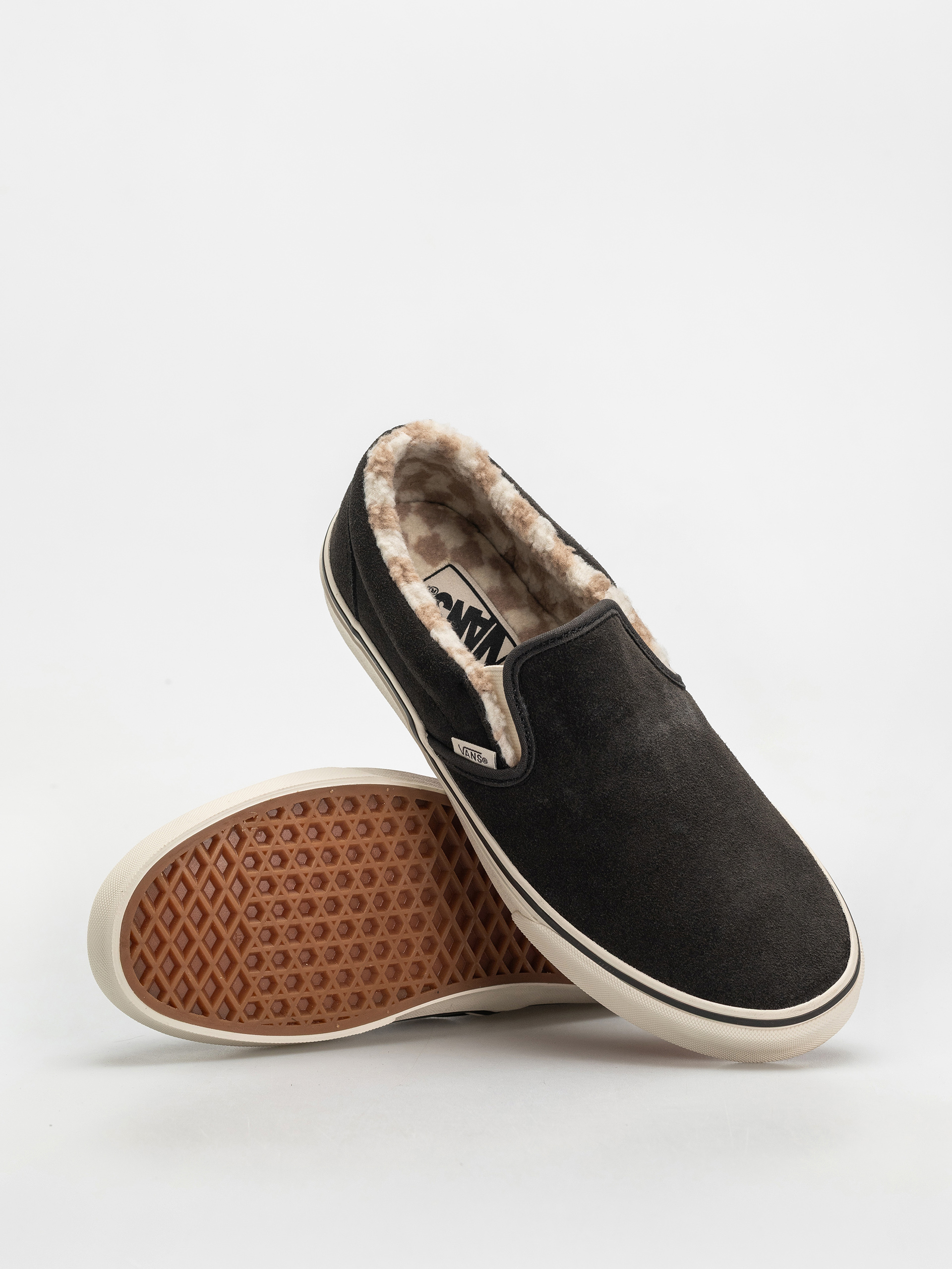 Pantofi Vans Classic Slip On (cozy hug faded black)