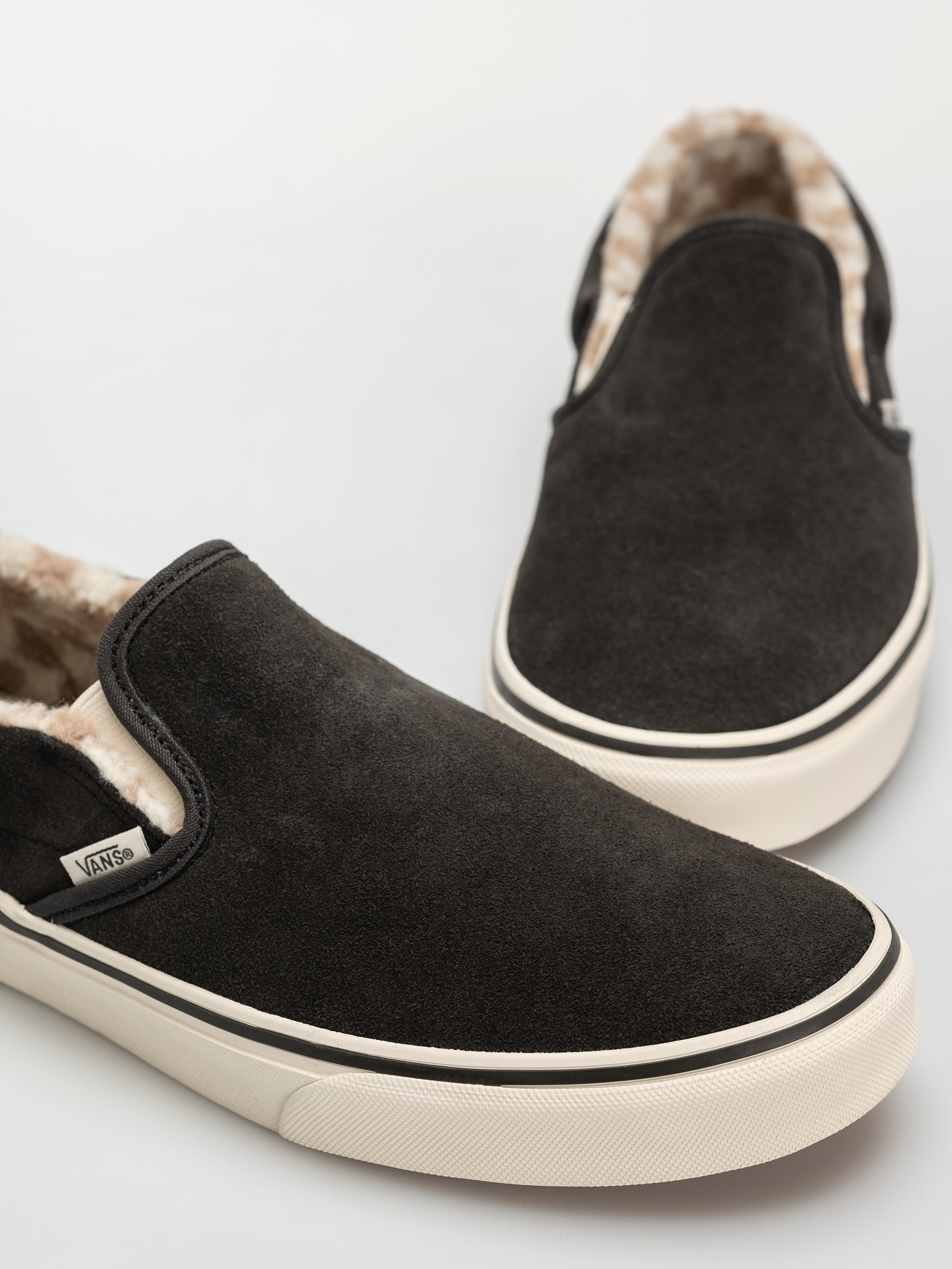 Pantofi Vans Classic Slip On (cozy hug faded black)