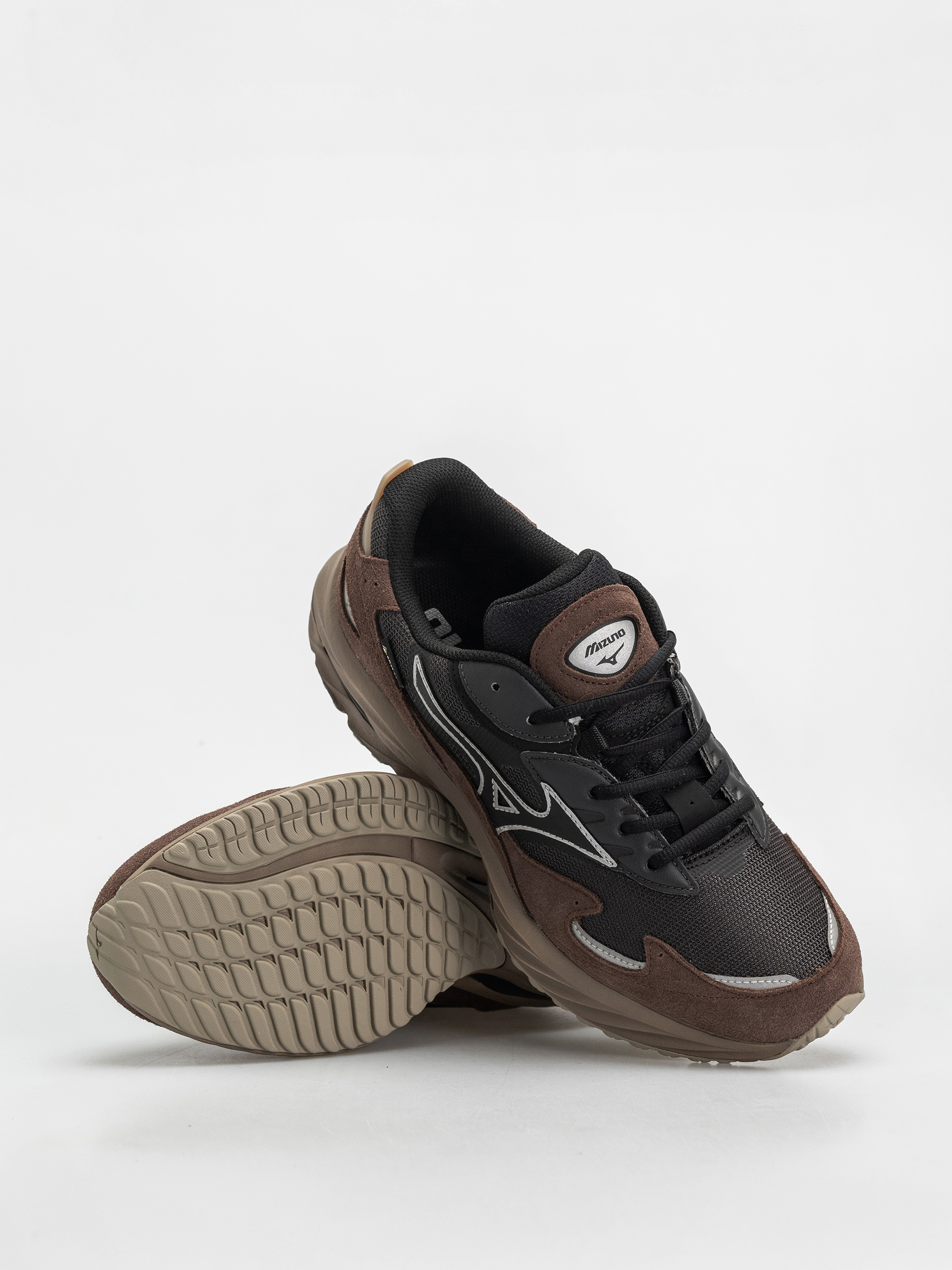 Pantofi Mizuno Wave Rider GTX (black sand/black/chicory coffee)