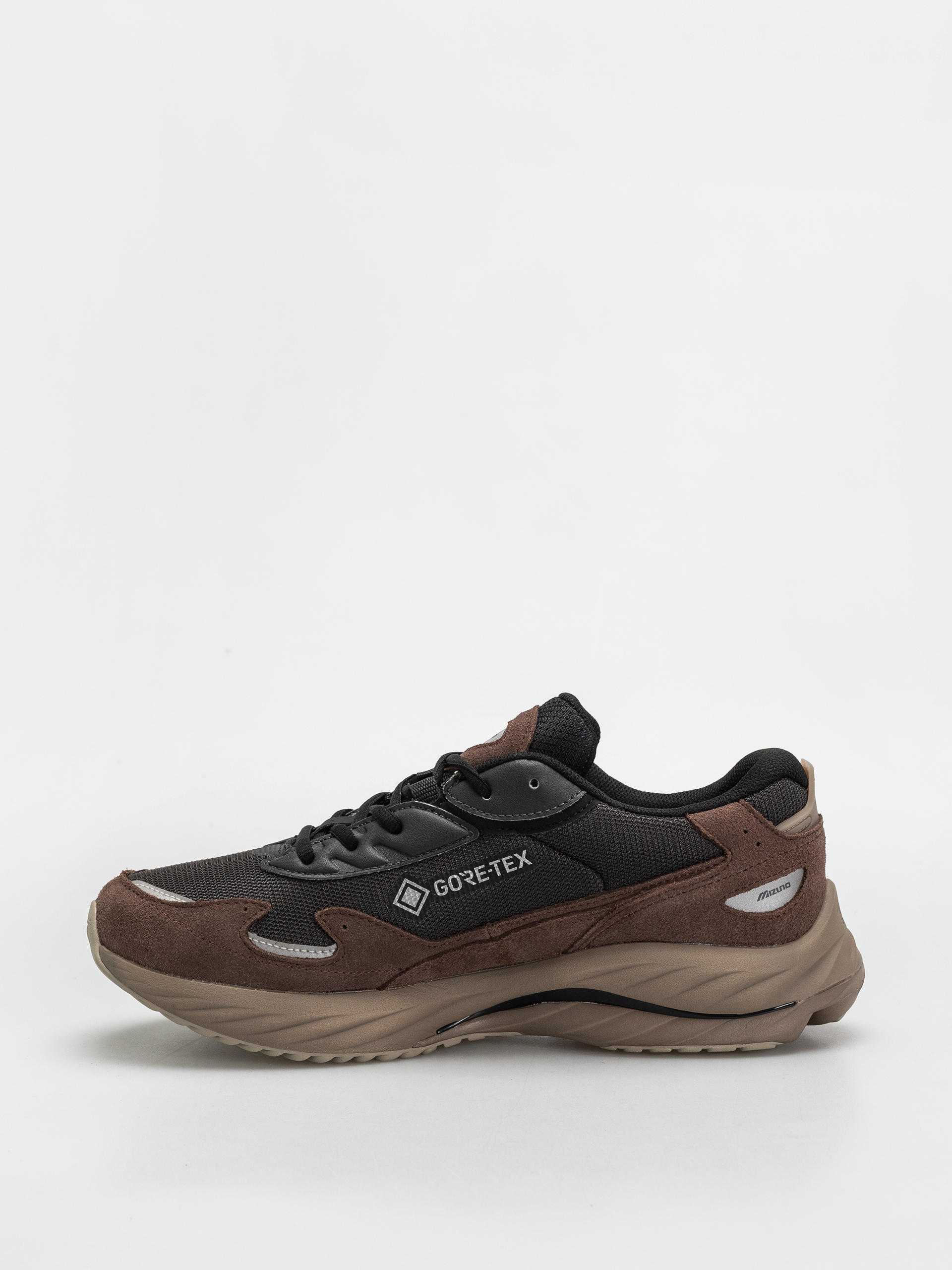 Pantofi Mizuno Wave Rider GTX (black sand/black/chicory coffee)