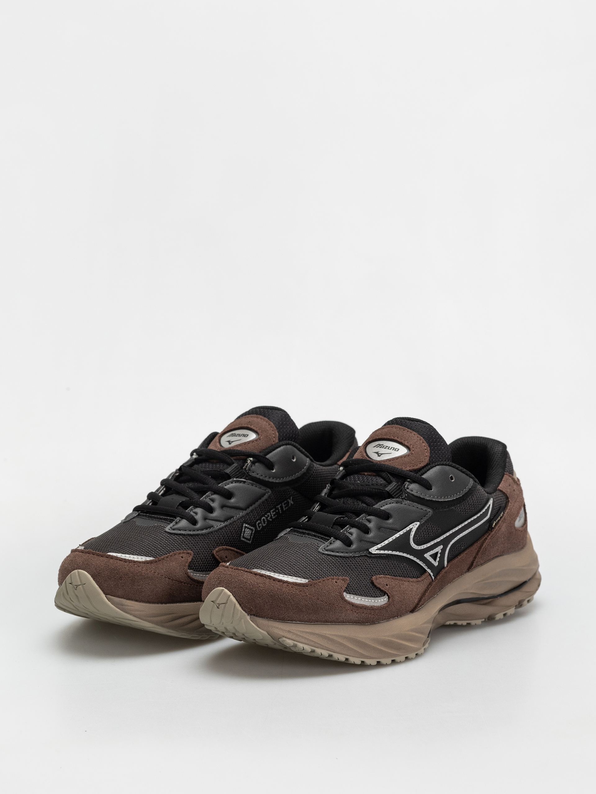 Pantofi Mizuno Wave Rider GTX (black sand/black/chicory coffee)