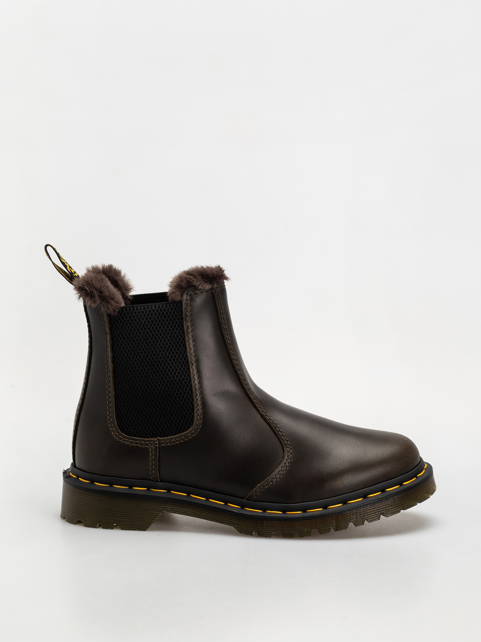 Pantofi Dr. Martens 2976 Leonore Chelsea Wmn (dark taupe taupe orleans)