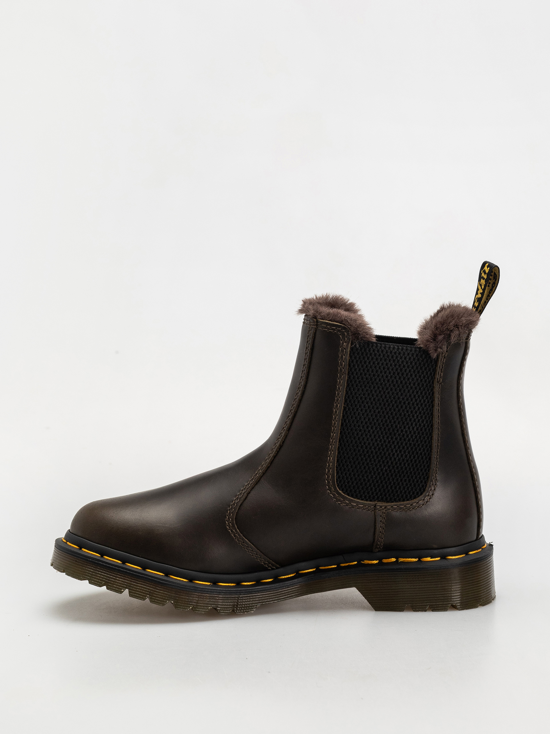 Pantofi Dr. Martens 2976 Leonore Chelsea Wmn (dark taupe taupe orleans)