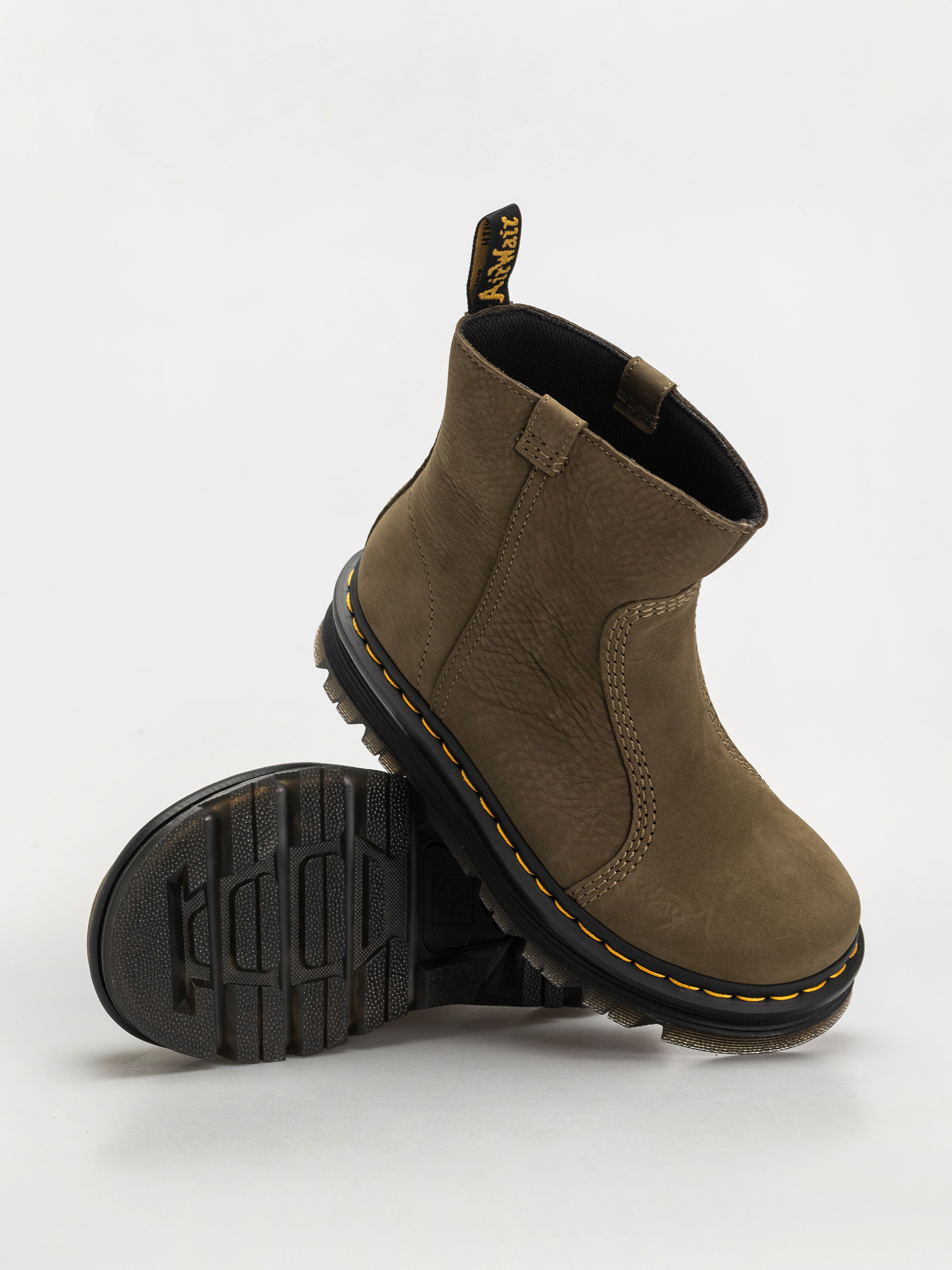 Pantofi Dr. Martens ZebZag Rigger Rigger Wmn (dms olive milled nubuck wp)