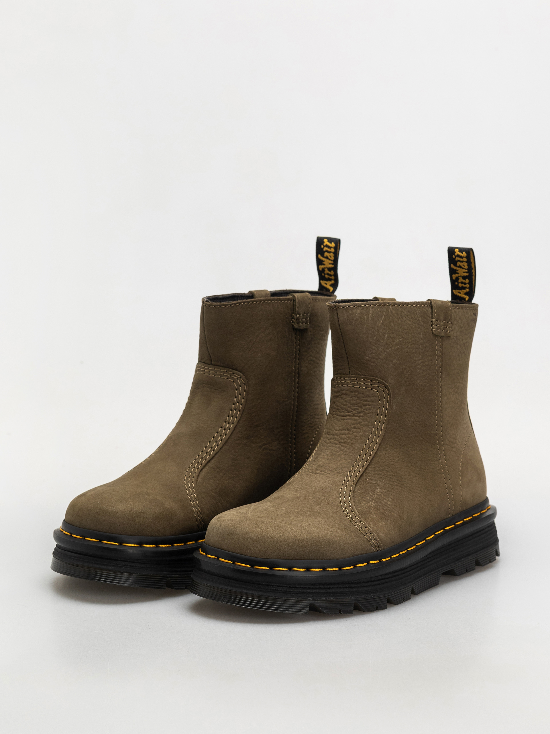 Pantofi Dr. Martens ZebZag Rigger Rigger Wmn (dms olive milled nubuck wp)