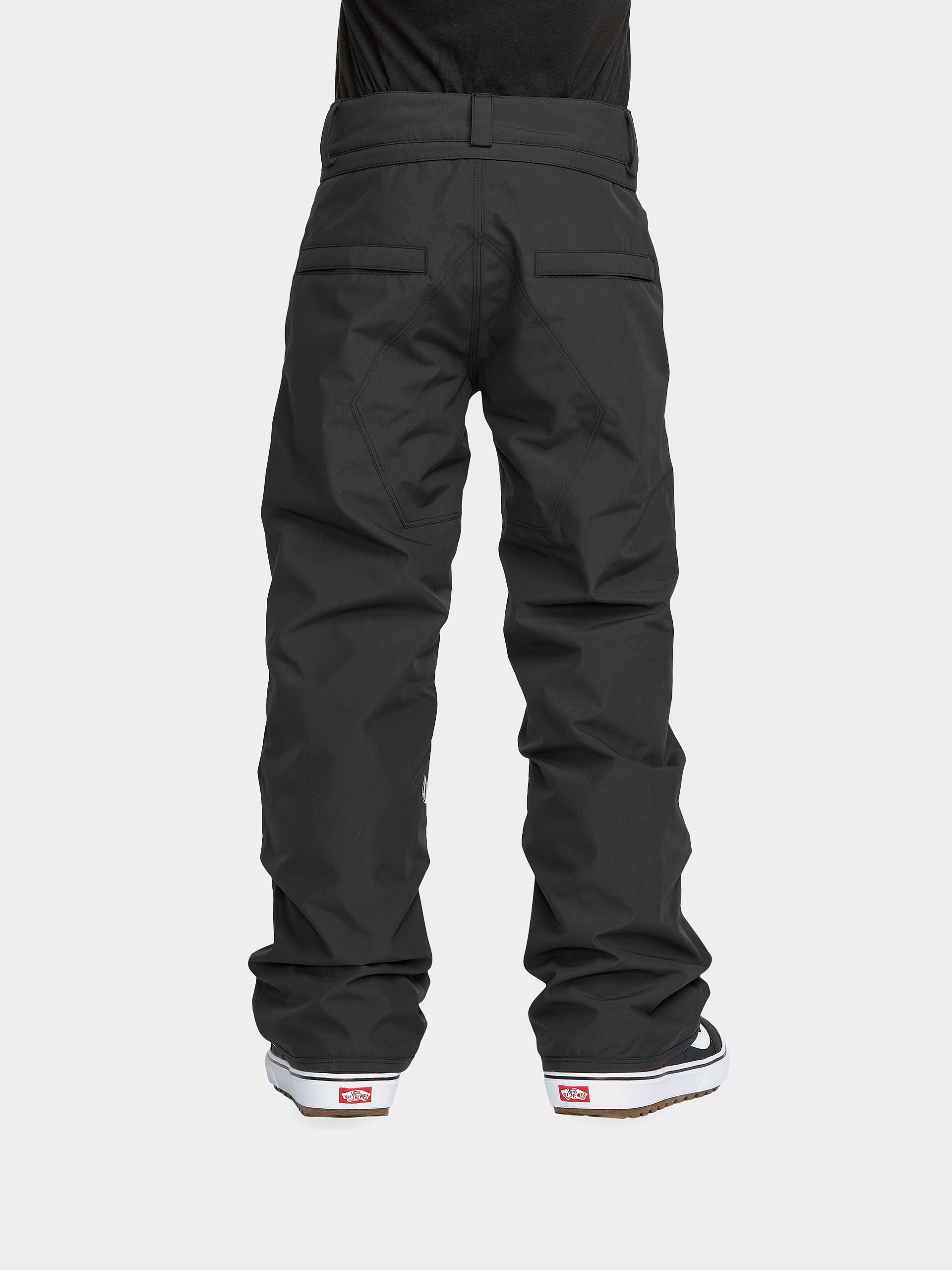 Pantaloni pentru snowboard Volcom Freakin Chino Youth Ins JR (black)