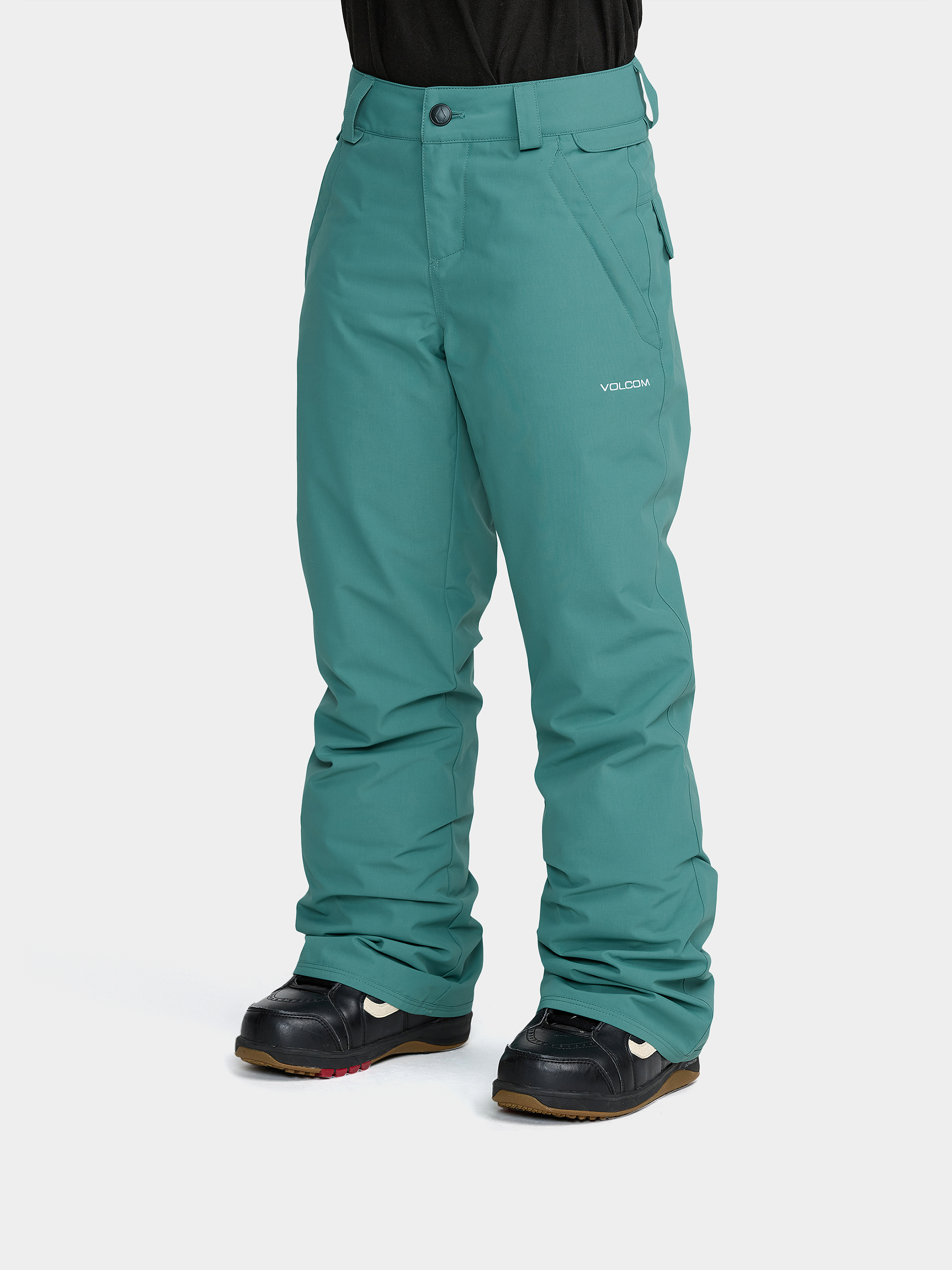 Pantaloni pentru snowboard Volcom Frostique Ins JR (spruce green)