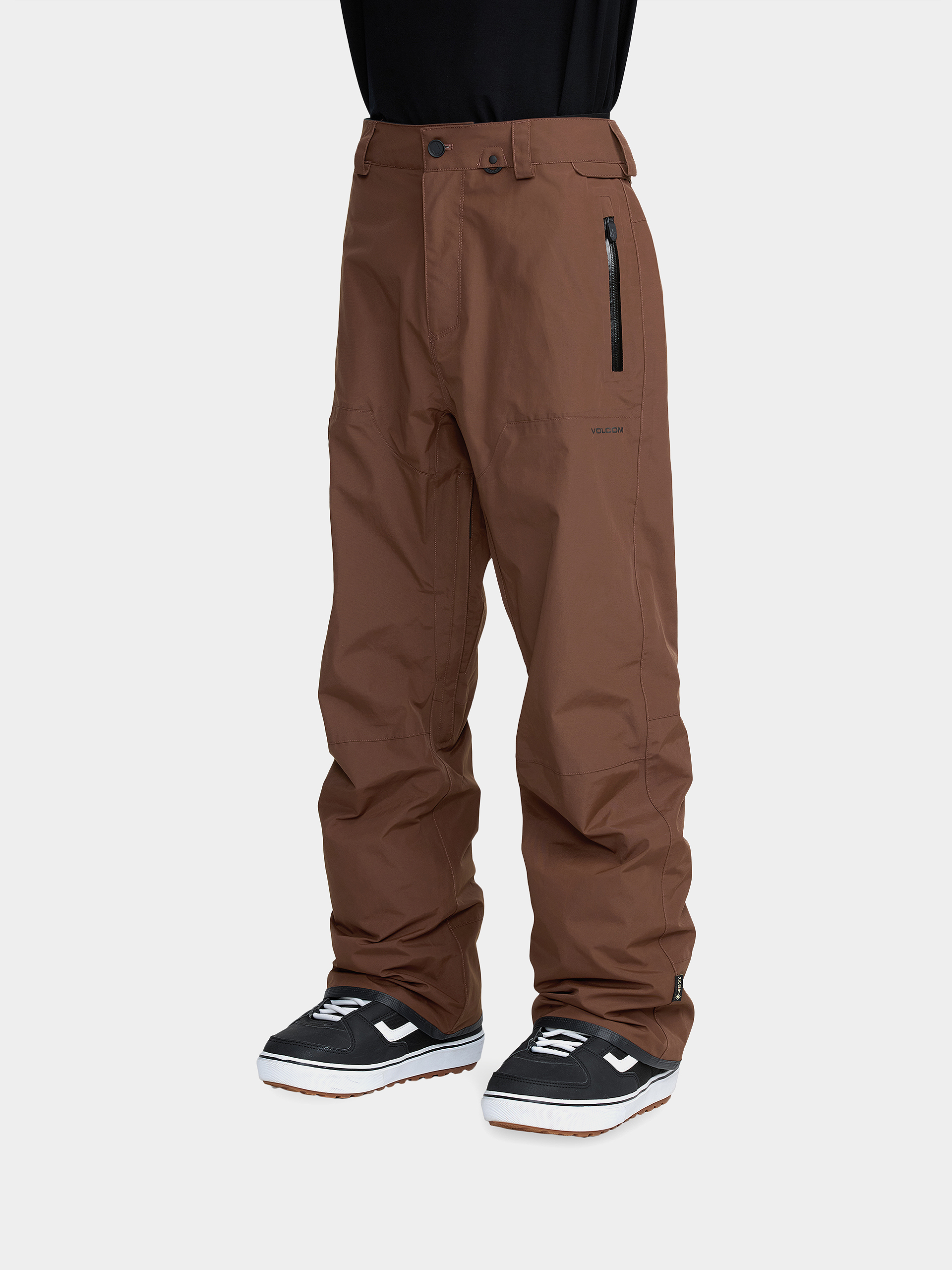 Pentru bărbați Pantaloni pentru snowboard Volcom L Gore Tex (brown)