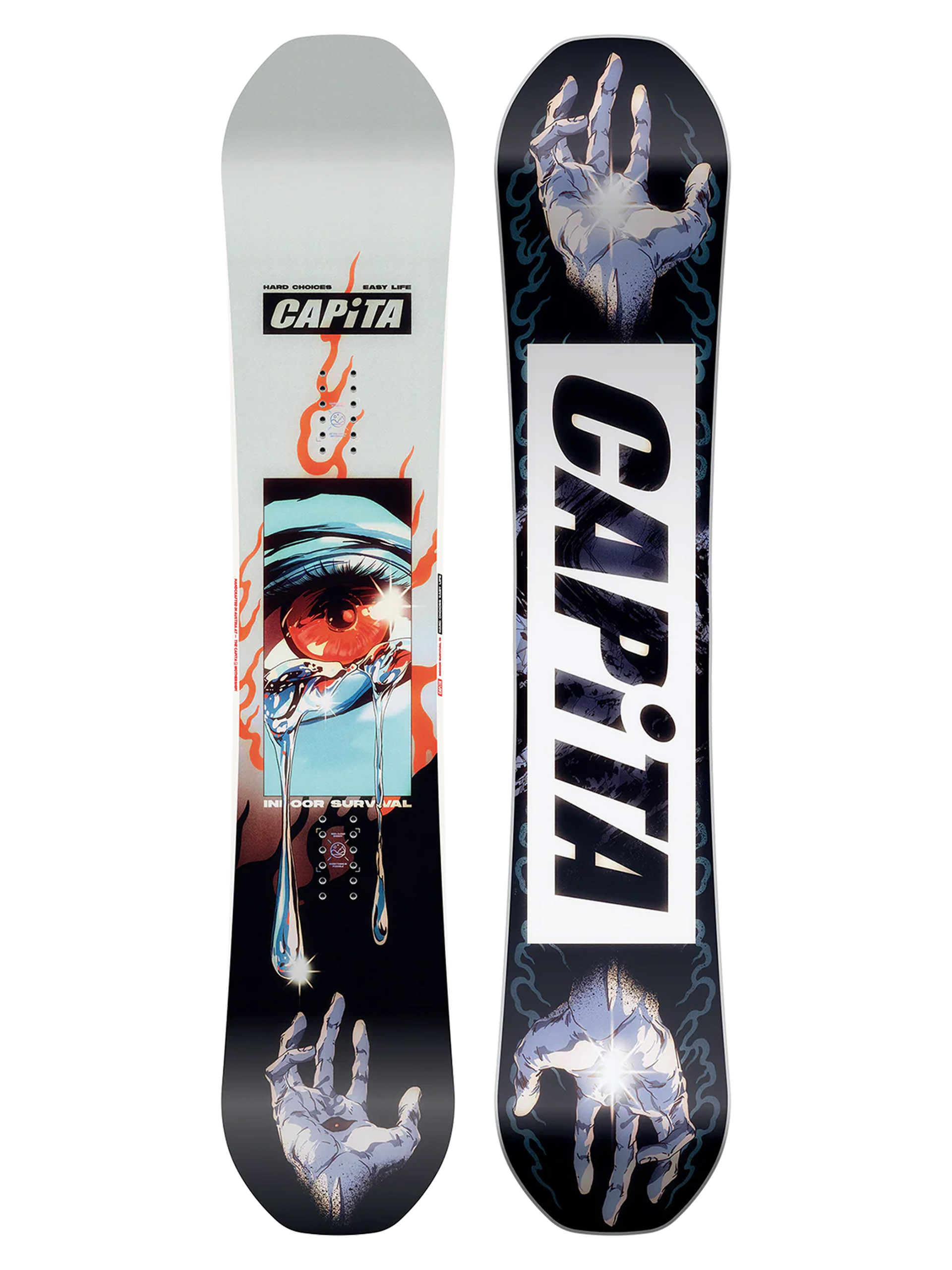 【最終！】CAPITA INDOOR SURVIVAL 152cm Snowboard Capita Indoor Survival - alb, negru, multicolor