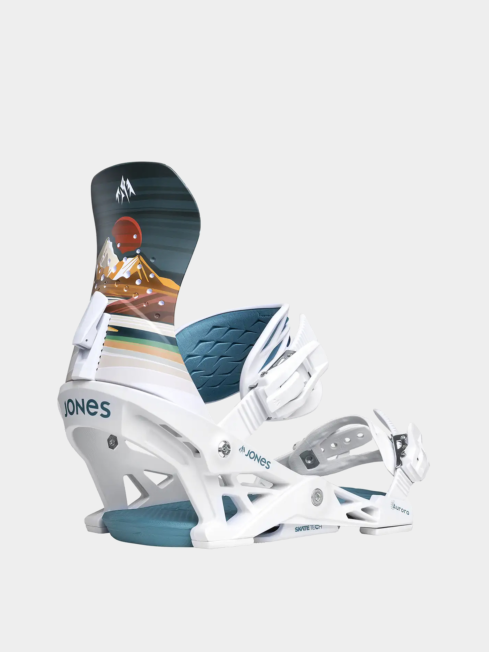 Legături pentru snowboard Jones Snowboards Aurora Art Wmn (annie brace white)