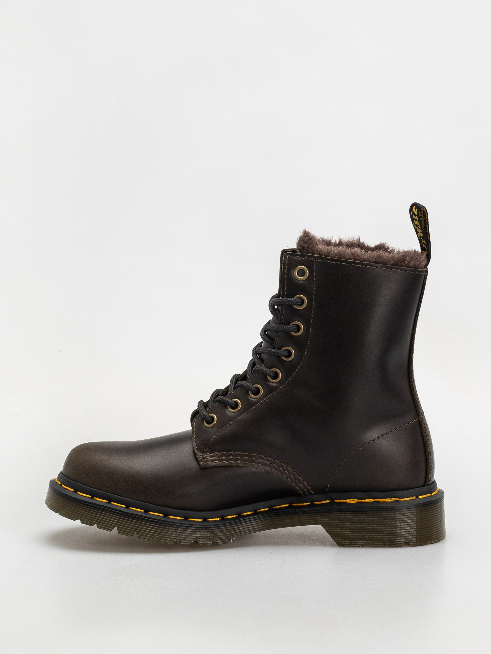 Pantofi Dr. Martens 1460 Serena Wmn (dark taupe taupe orleans)