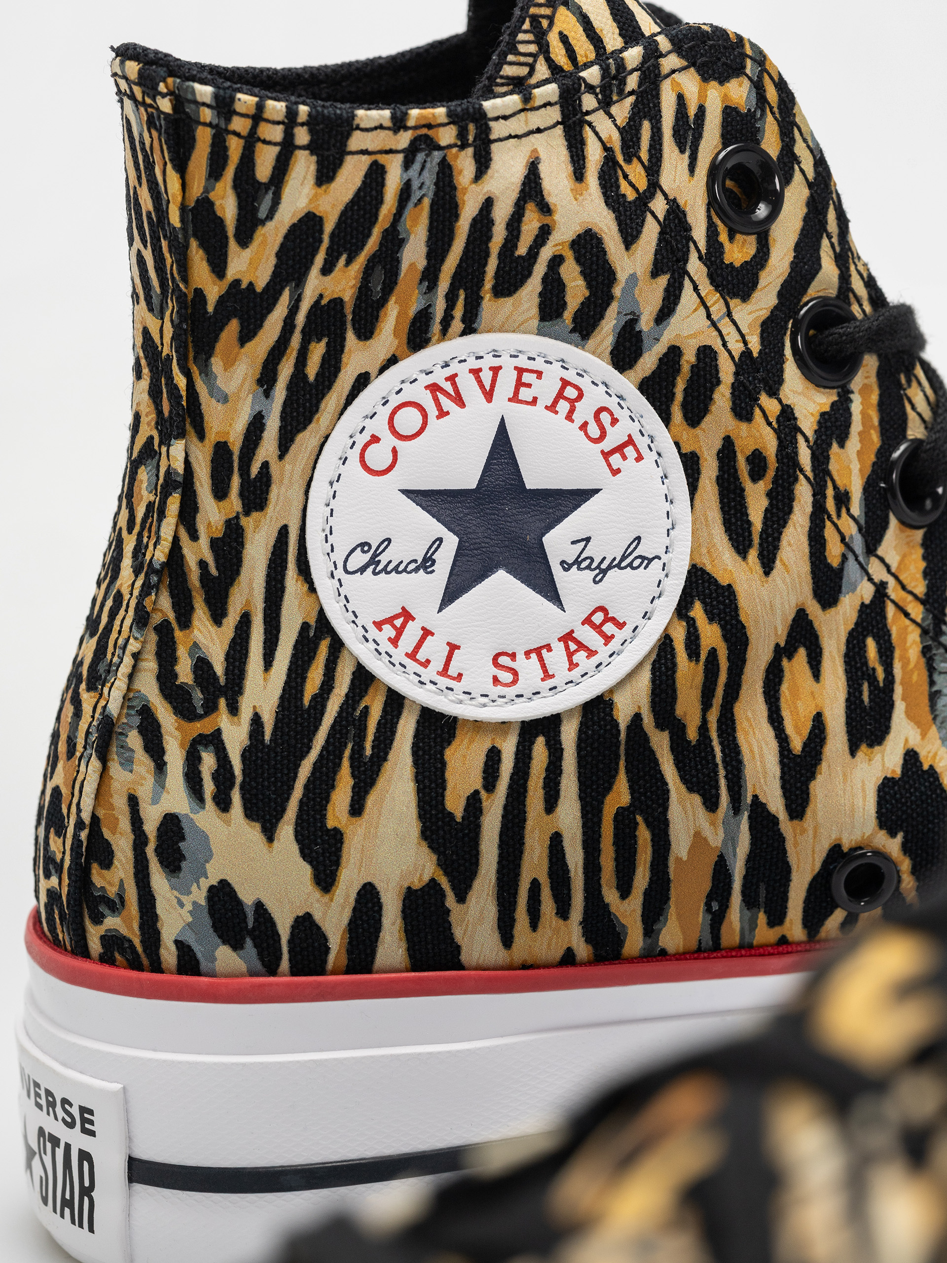 Teniși Converse Chuck Taylor All Star Lift Hi Wmn (black/white/red)