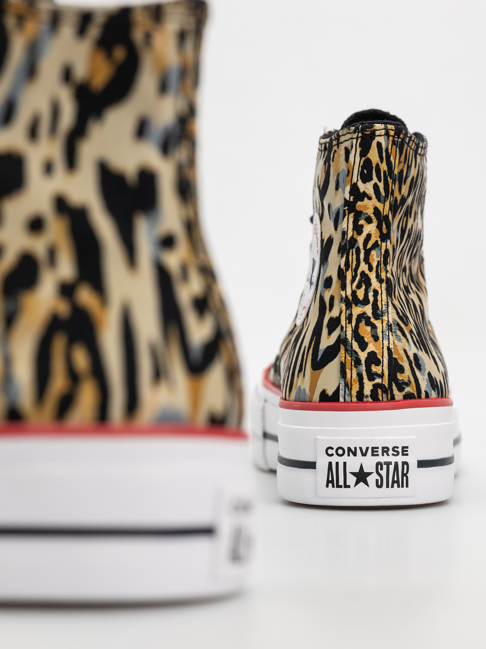 Teniși Converse Chuck Taylor All Star Lift Hi Wmn (black/white/red)