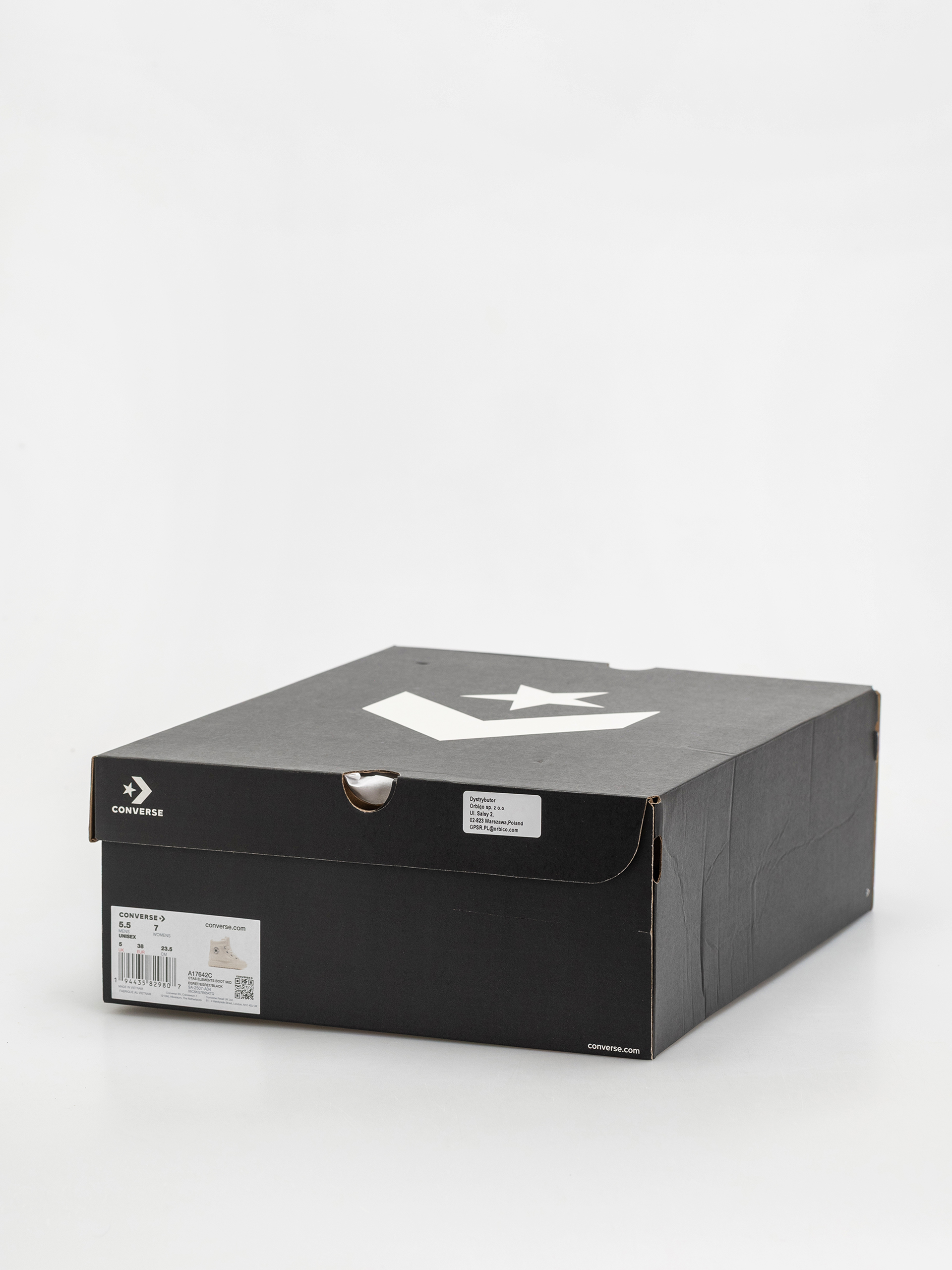 Pantofi Converse Chuck Taylor All Star Elements Boot Mid (egret/egret/black)