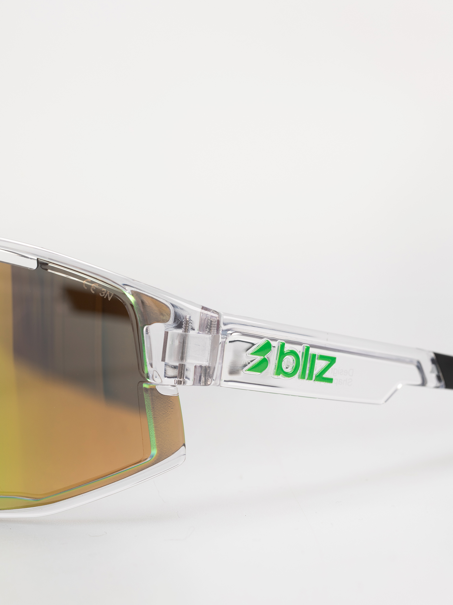 Ochelari de soare Bliz Fusion (transparent white/brown w green multi)
