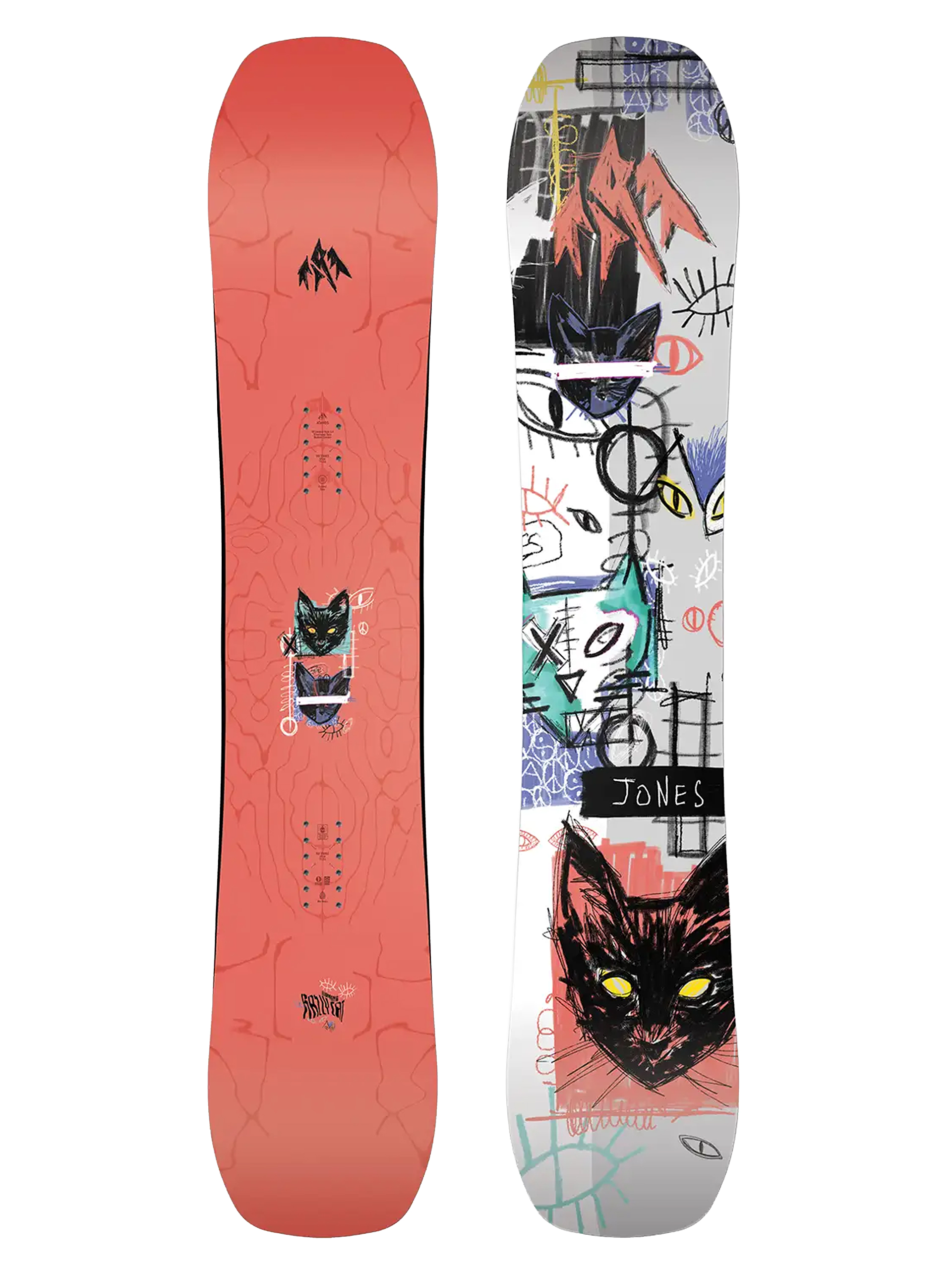 Snowboard Jones Snowboards Rally Cat Wmn (red)