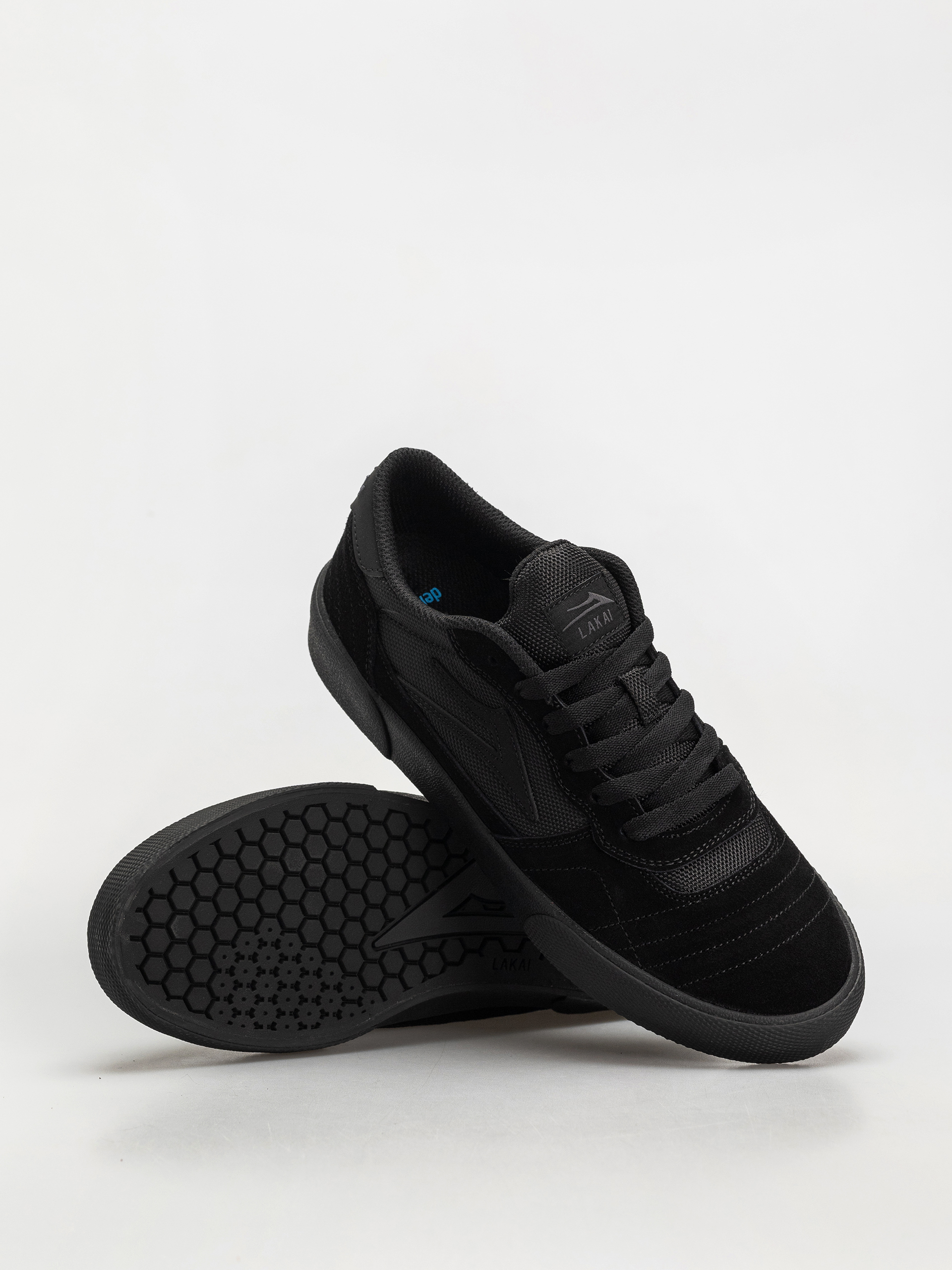 Pantofi Lakai Cambridge (black/black suede)