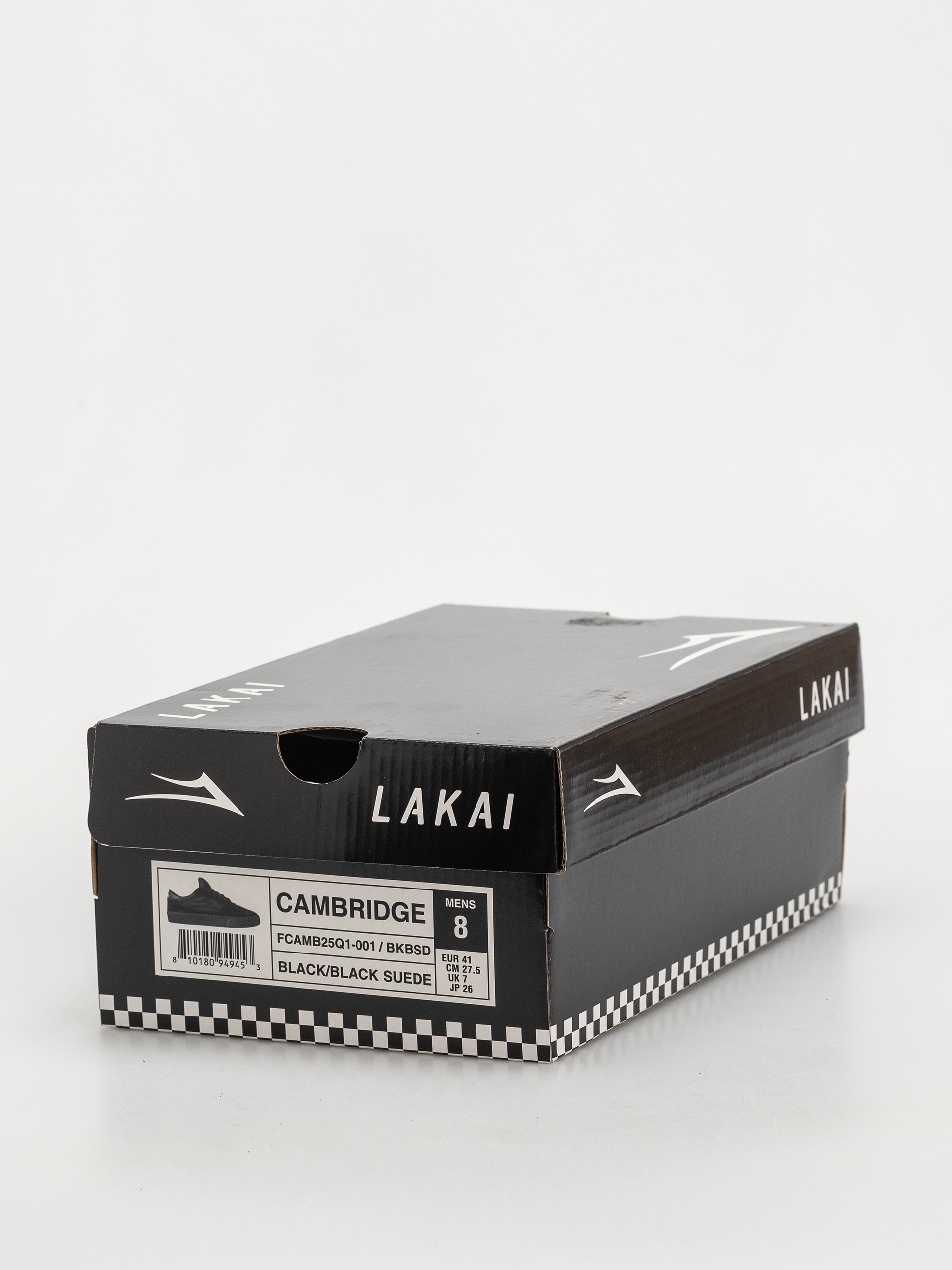 Pantofi Lakai Cambridge (black/black suede)