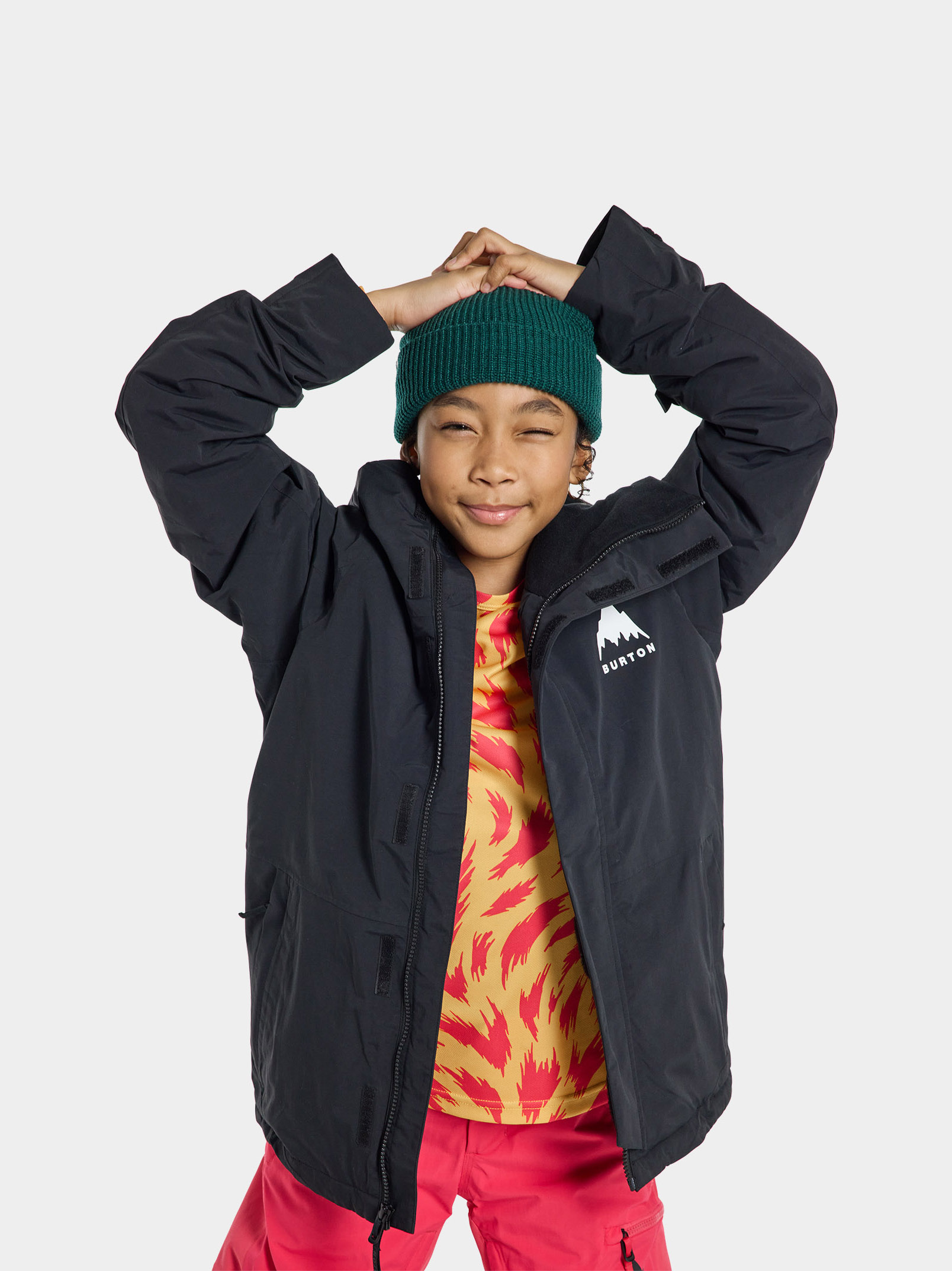 Geacă de snowboard Burton Skimmer 2L JR - negru (true black)