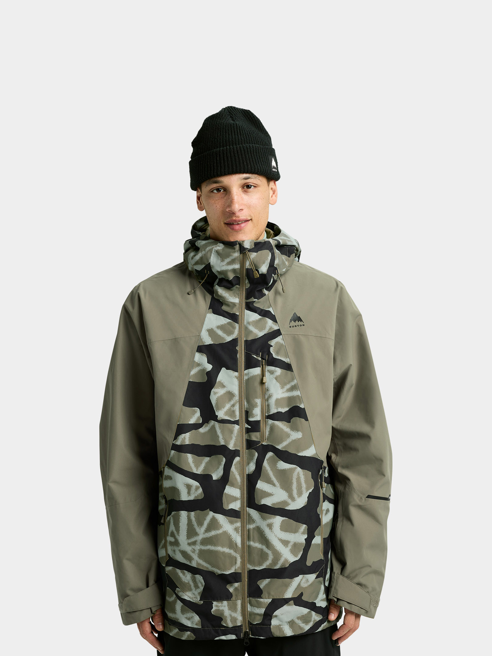 Geacă de snowboard Burton Reserve 2L (graffiti camo/forest moss)