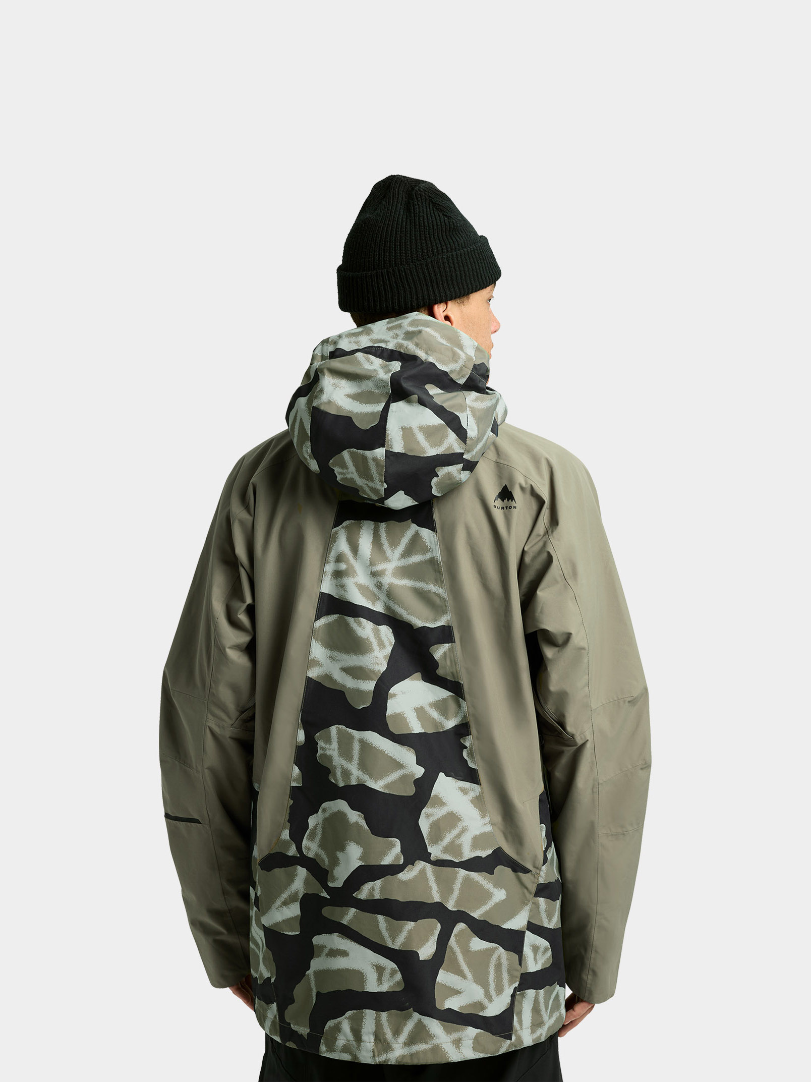 Pentru bărbați Geacă de snowboard Burton Reserve 2L (graffiti camo/forest moss)