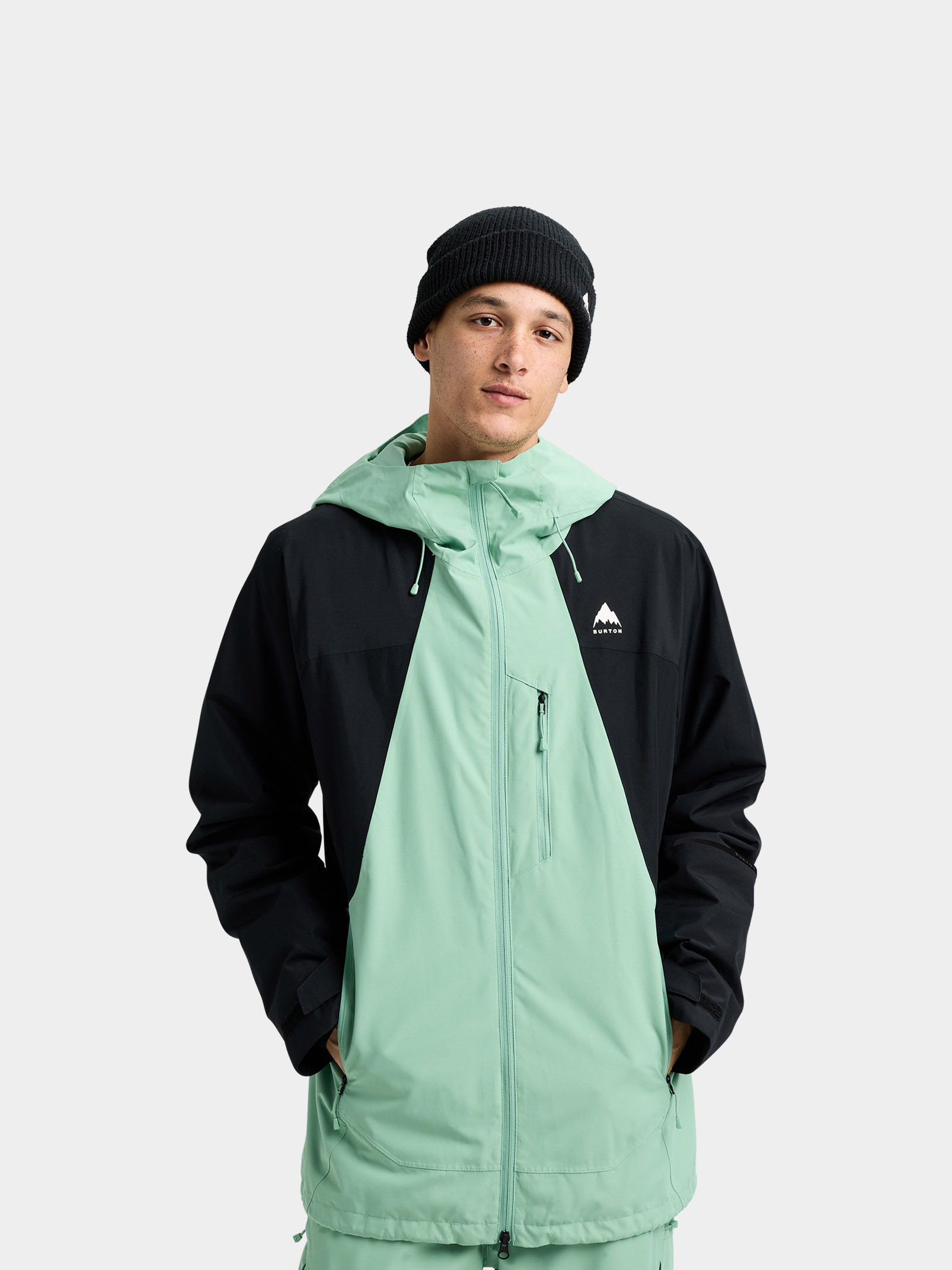 Geacă de snowboard Burton Reserve 2L (soft sage / true black)