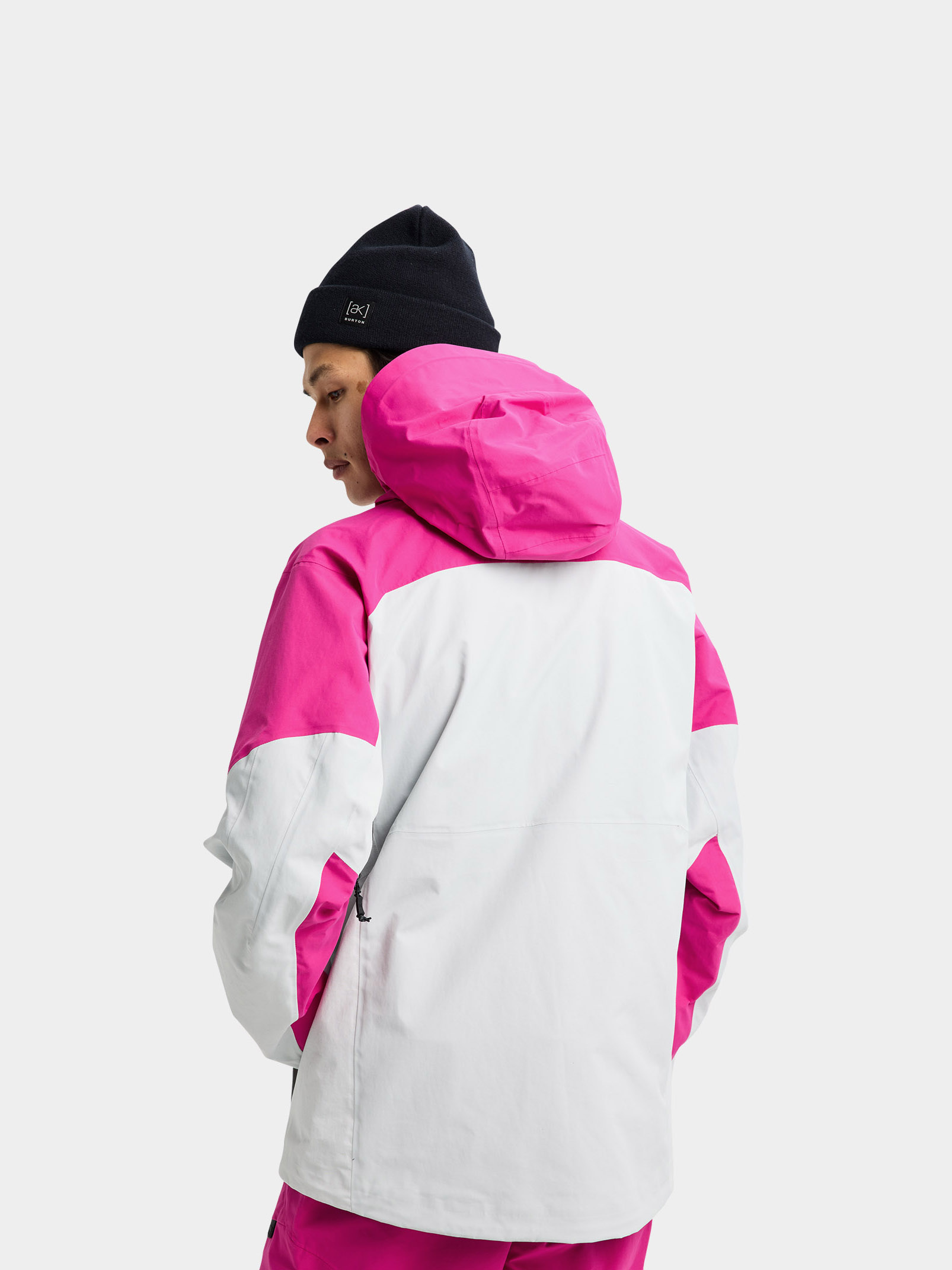 Pentru bărbați Geacă de snowboard Burton Ak Gore Tex Cyclic 2L (very berry/gray cloud)