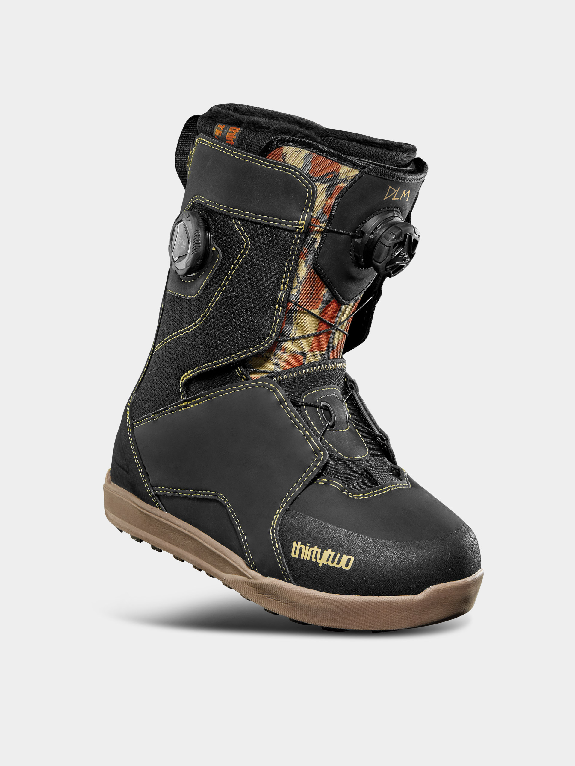 u00cencu0103lu021bu0103minte pentru snowboard ThirtyTwo Lashed Double Boa Melancon Wmn (black/gum)