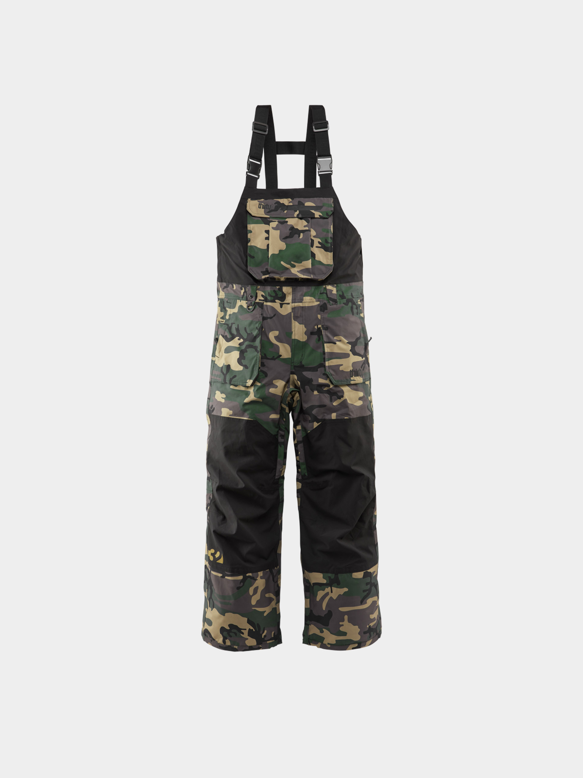 Pantaloni pentru snowboard ThirtyTwo Basement Bib (camo)
