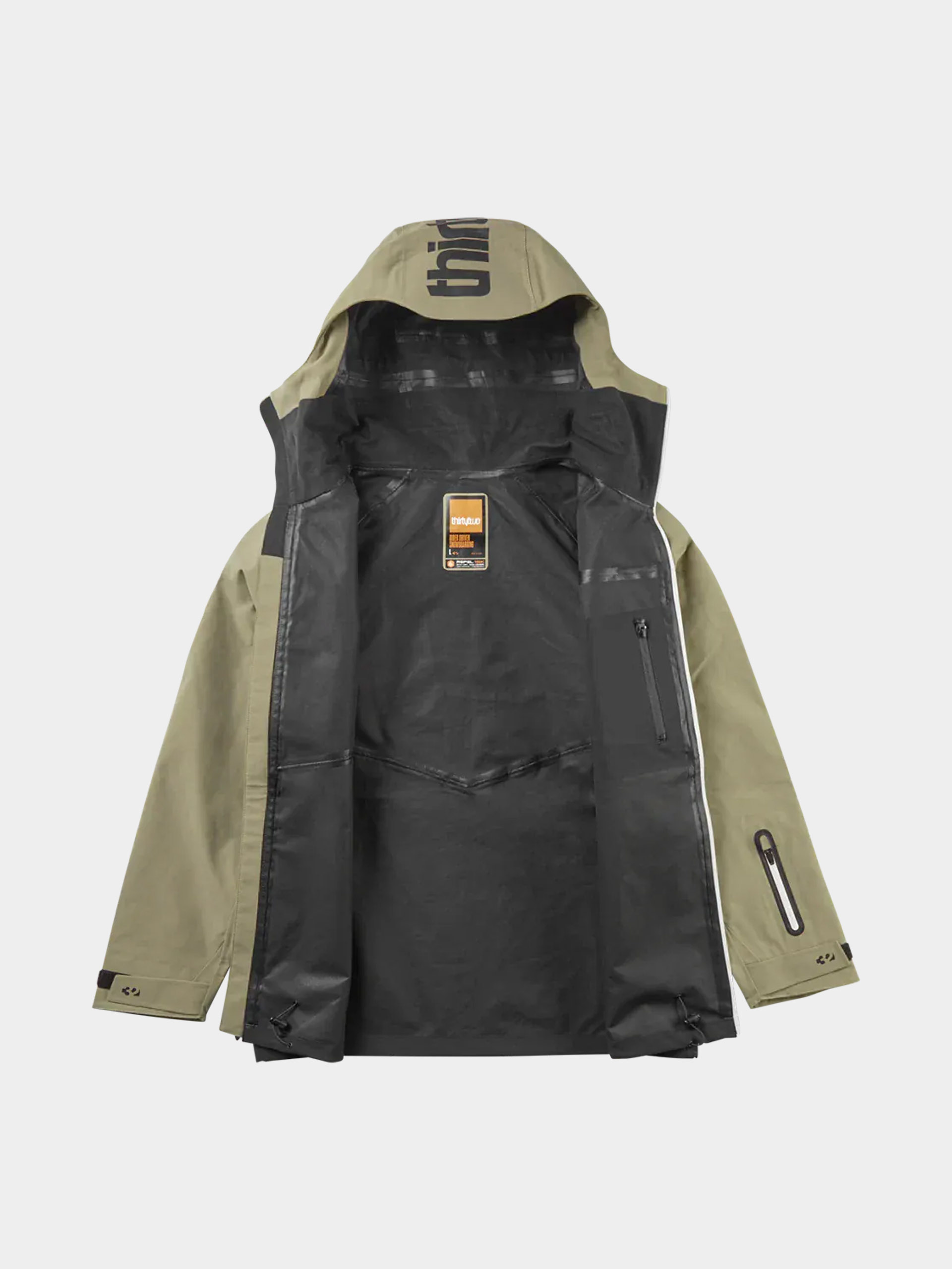 Pentru bărbați Geacă de snowboard ThirtyTwo Grasser (khaki)